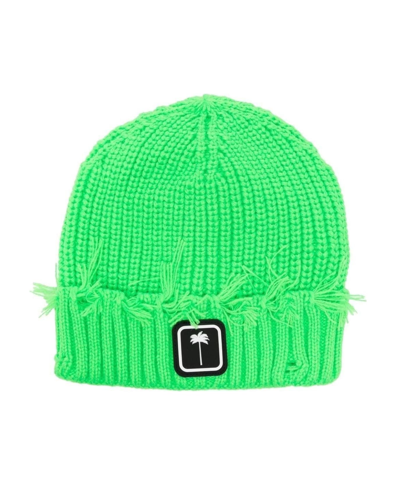 Palm Angels Hats Green - Green 帽子