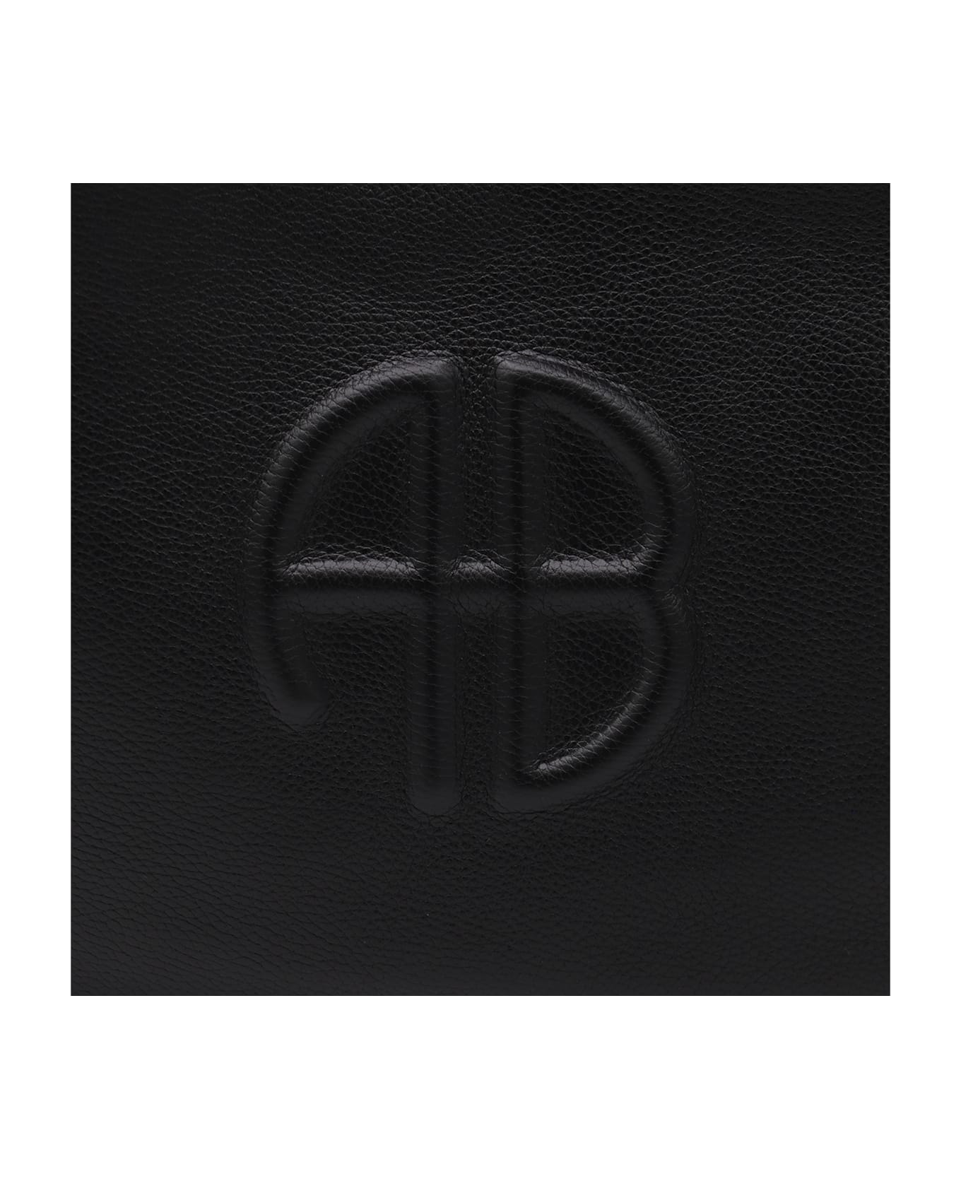 Anine Bing Black Leather Lili Tote Bag - Black