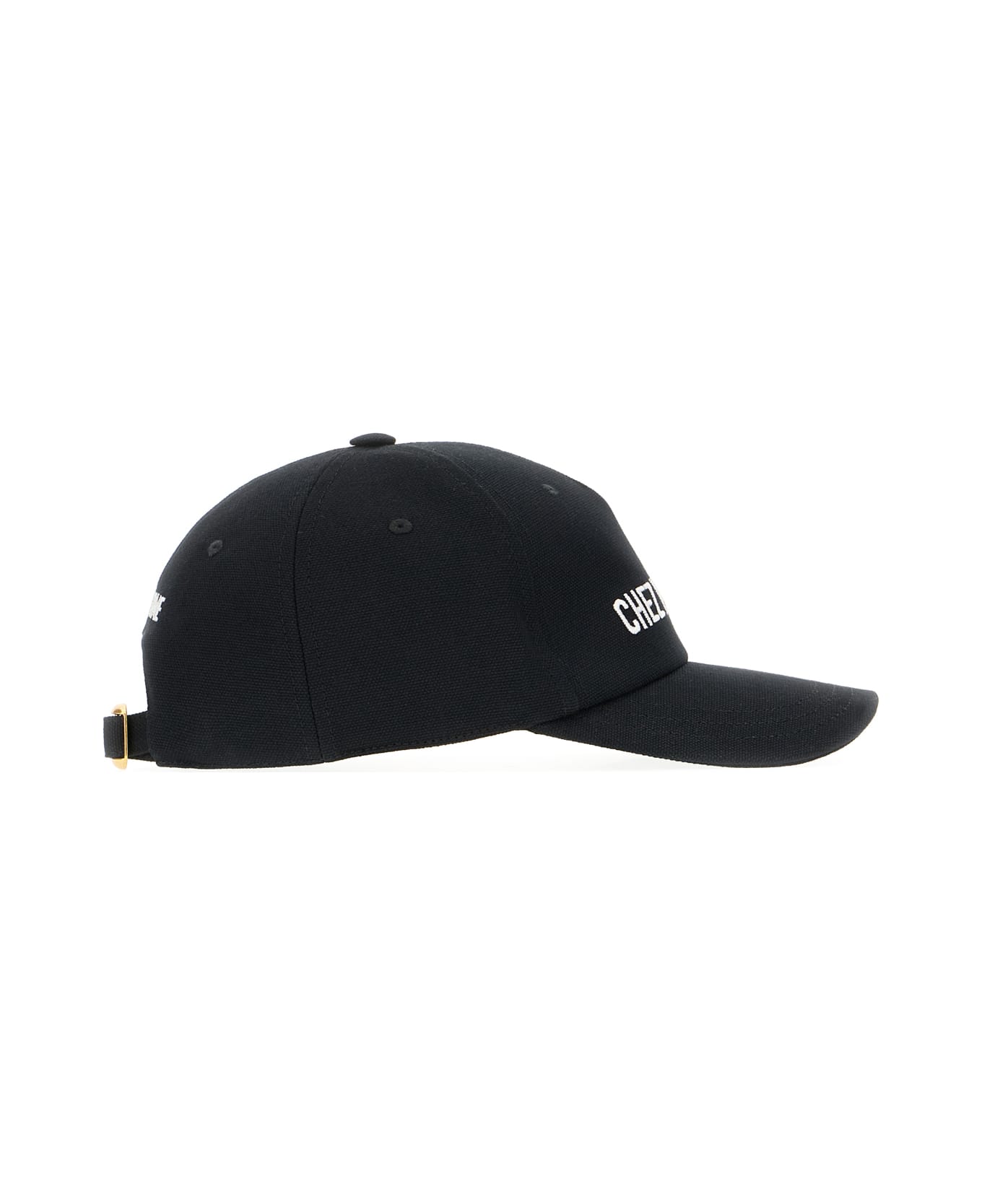Valentino Garavani Black Cotton Baseball Cap - Black