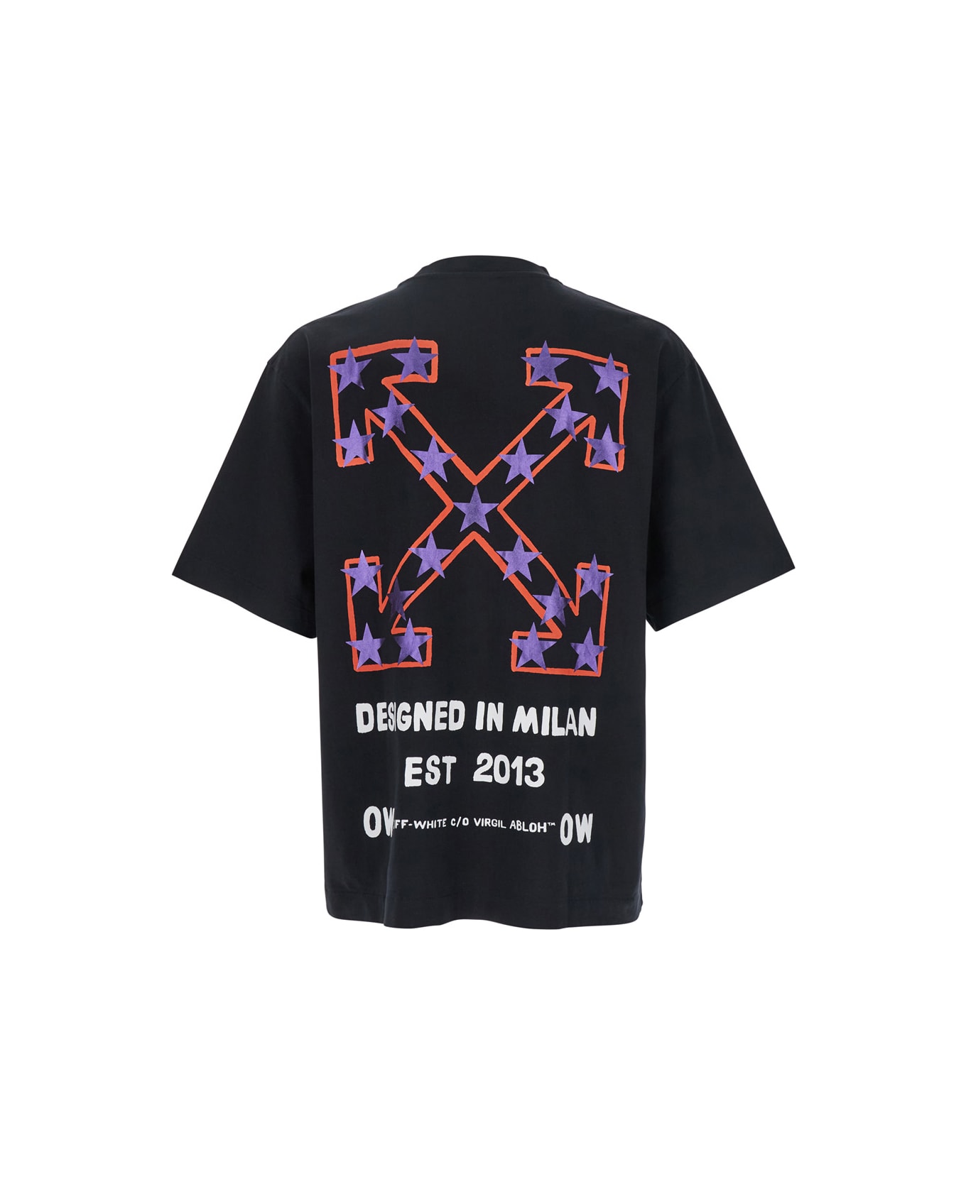 Off-White Star Arrow Skate T-shirt - Black/white シャツ