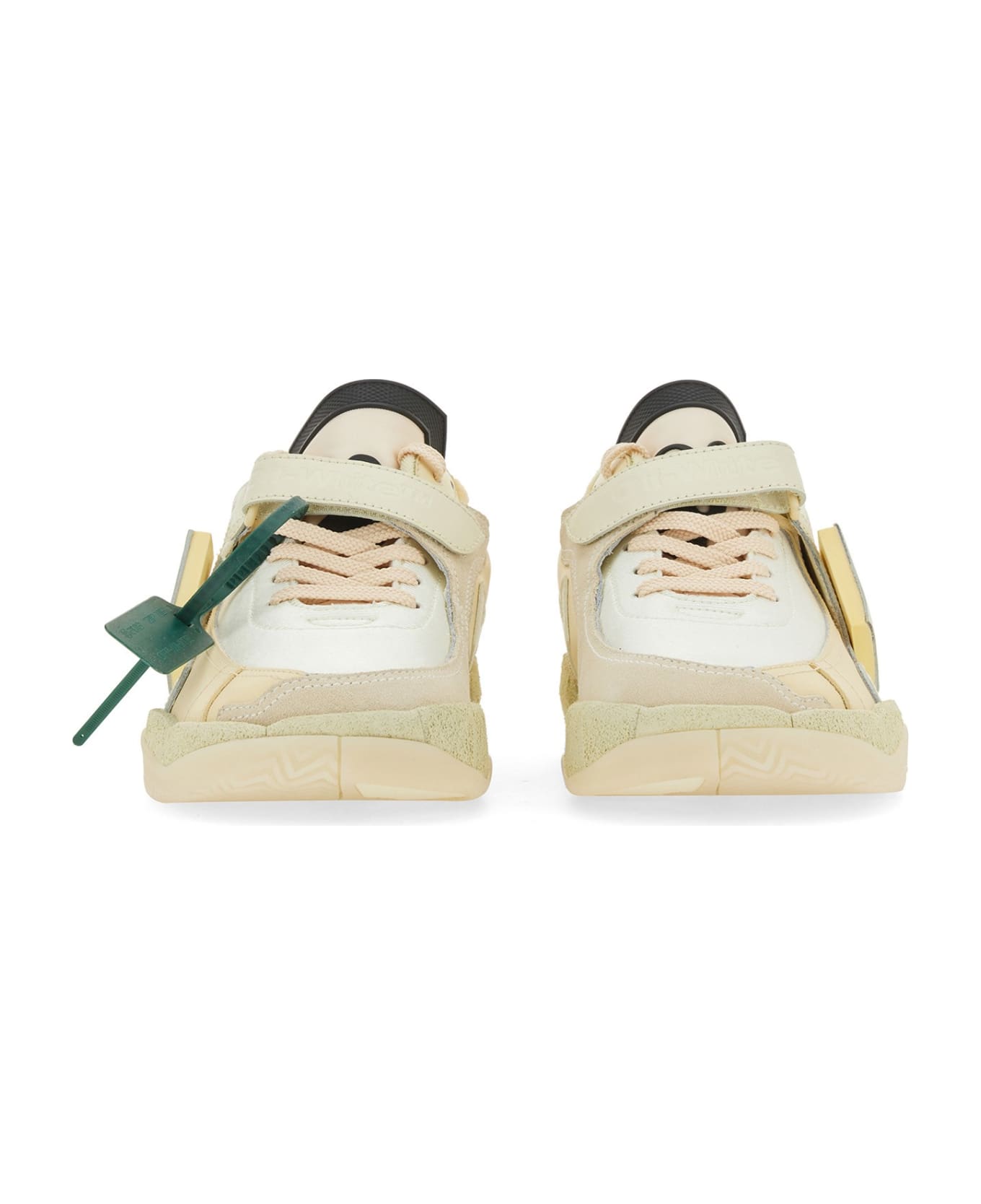 Off-White Low Top Puzzle Couture Sneakers - WHITE