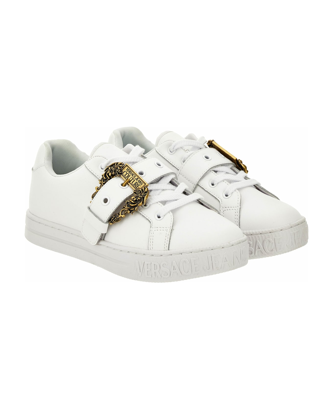 Versace Jeans Couture Women
s Sneakers - White