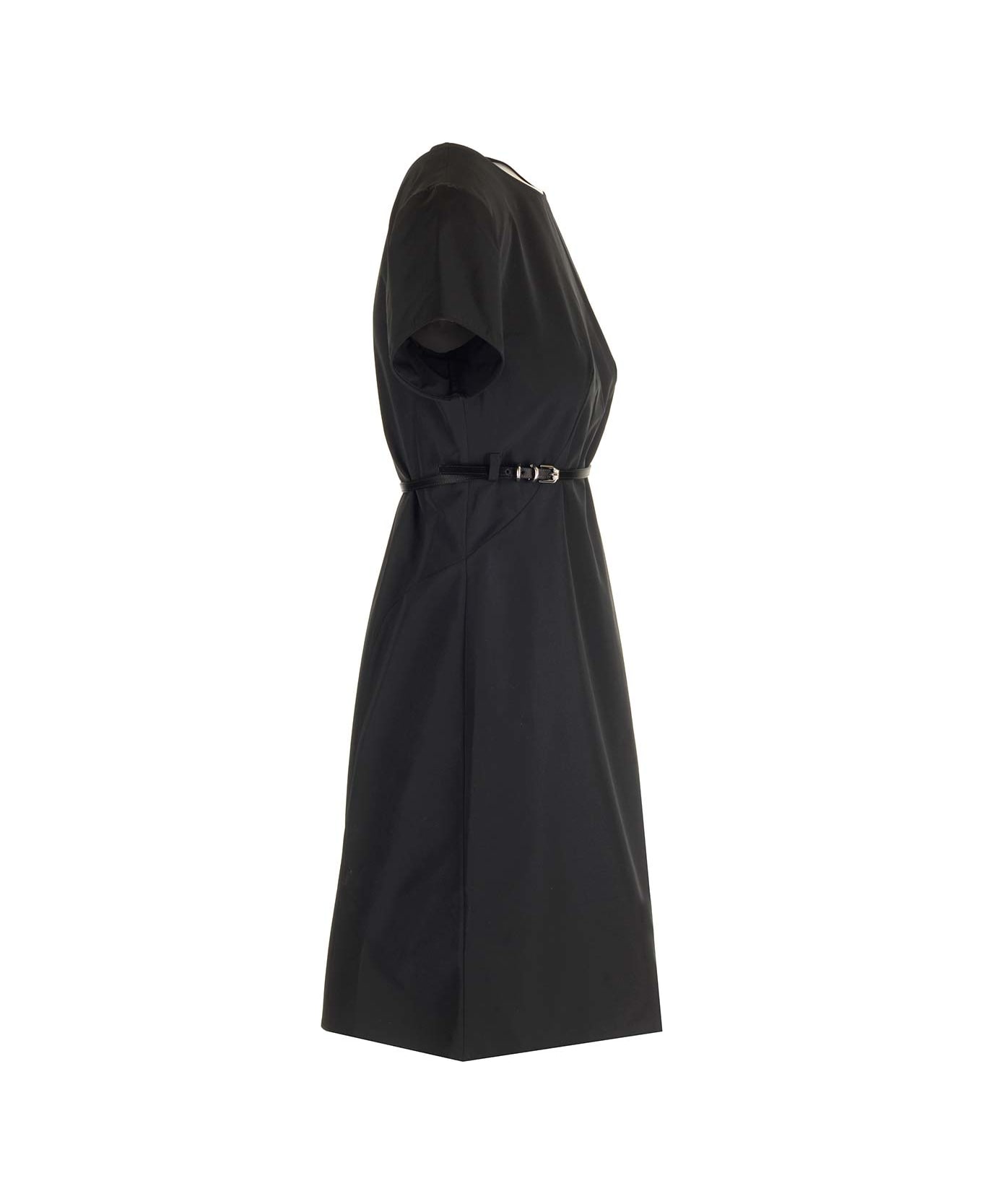 Givenchy Taffeta Sheath Dress - BLACK