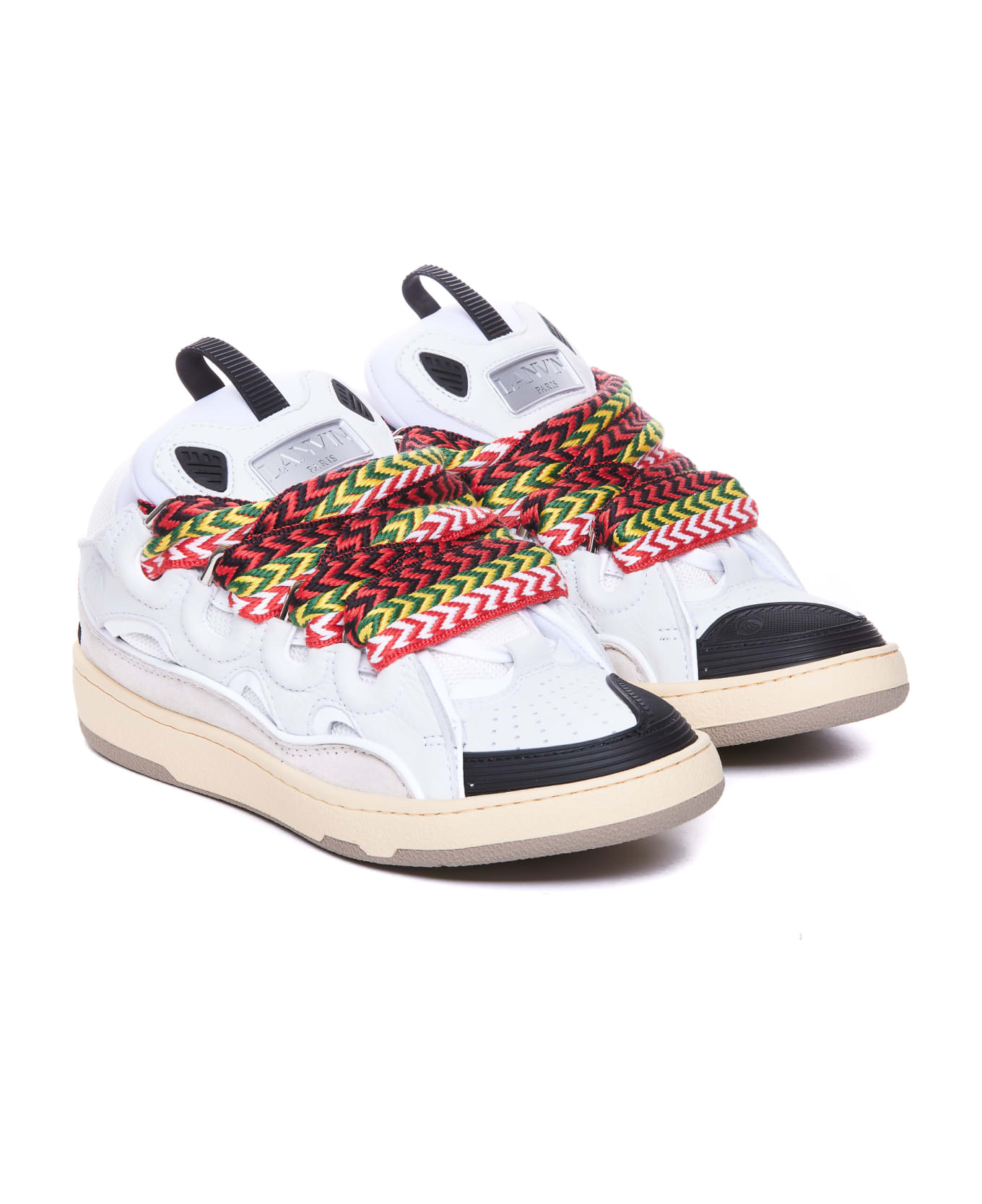 Lanvin Curb Sneakers - White