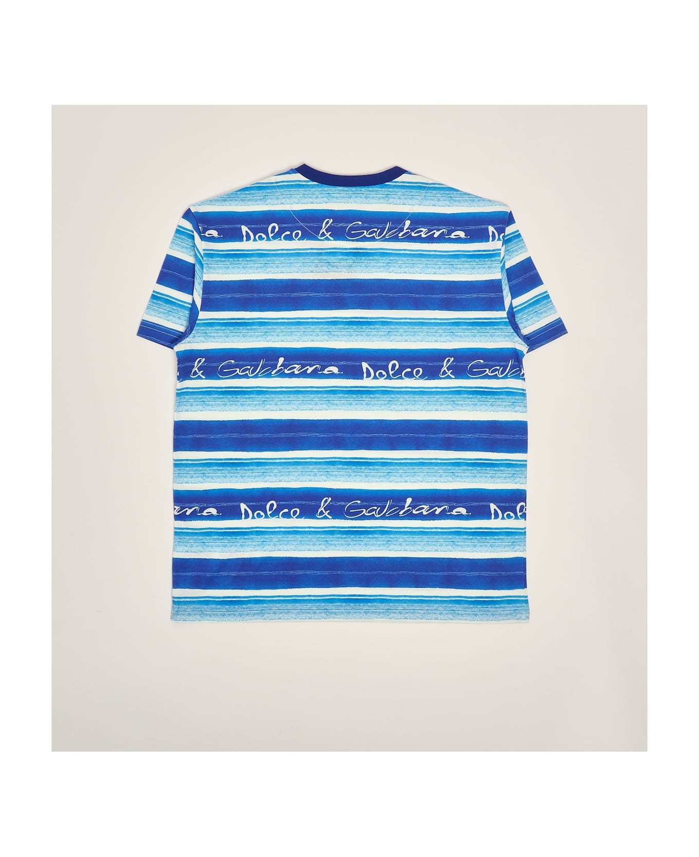 Dolce 
Gabbana T-shirt T-shirt - RIGATO AZZURRO