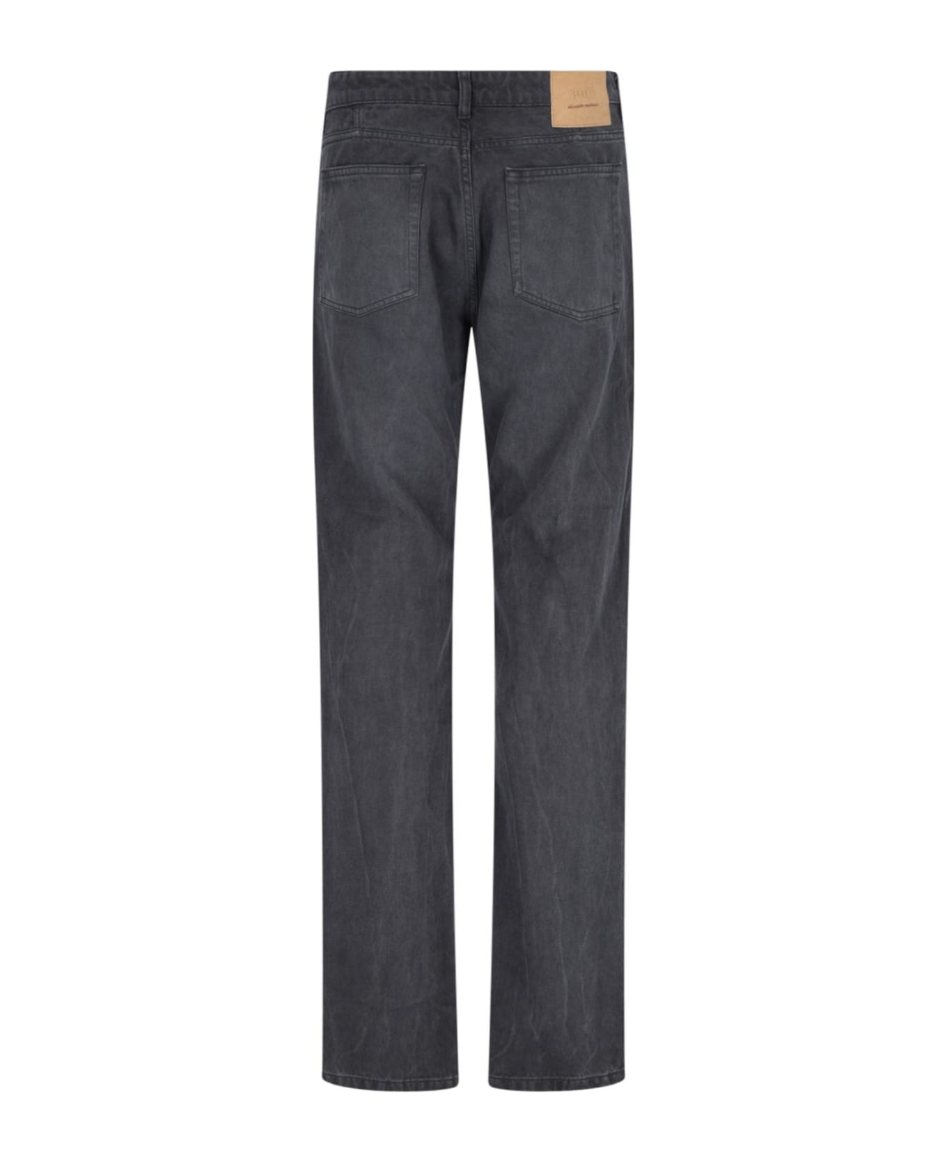 Ami Alexandre Mattiussi Straight Jeans - BLACK