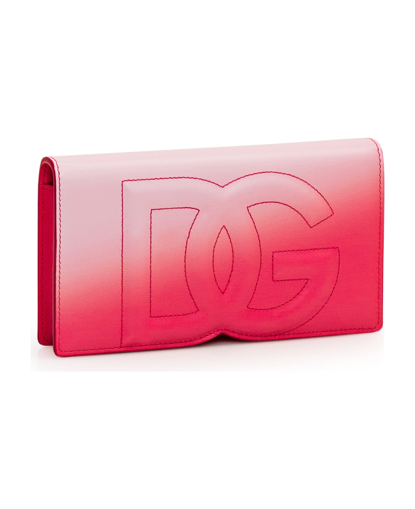 Dolce & Gabbana Phone Bag With Logo - DG DEGRADE ROSA