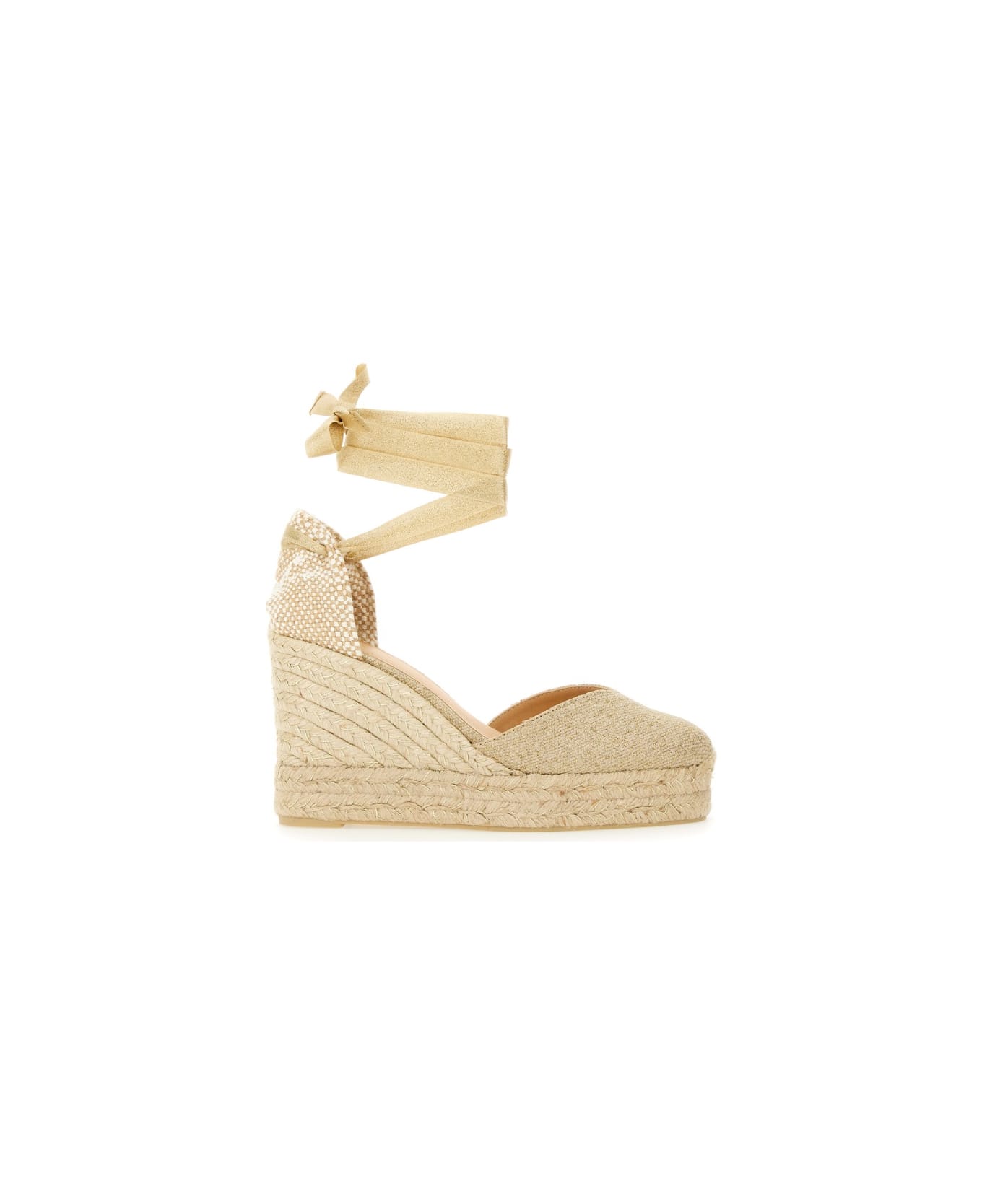 Castañer Espadrille "clear" - GOLD