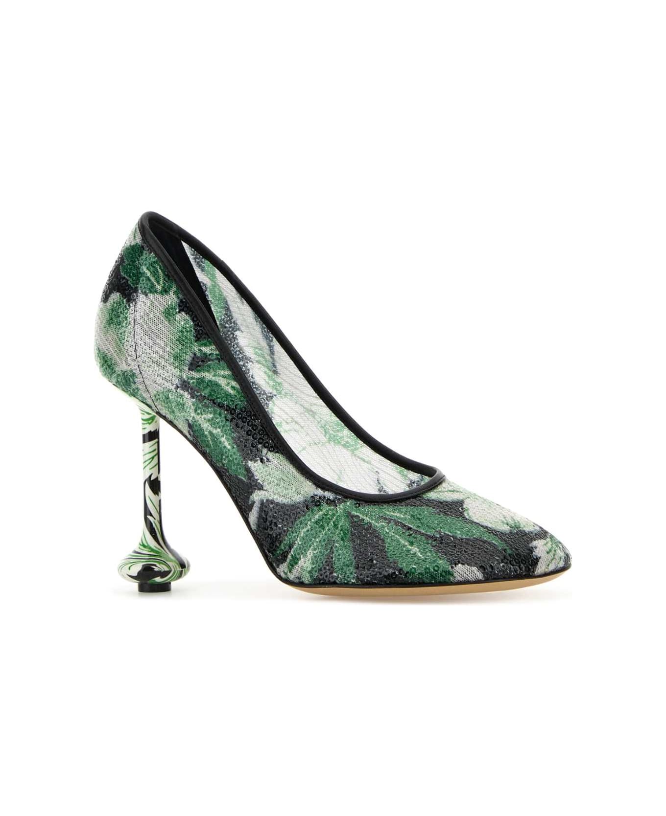 Embellished Mesh Toy Pumps - Thumbnail 1