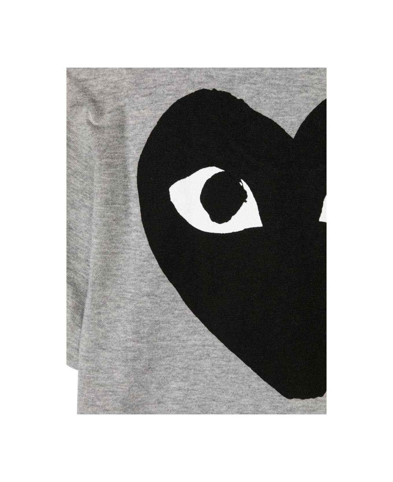 Comme des Garçons Play Kids T-shirt Knit - GREY