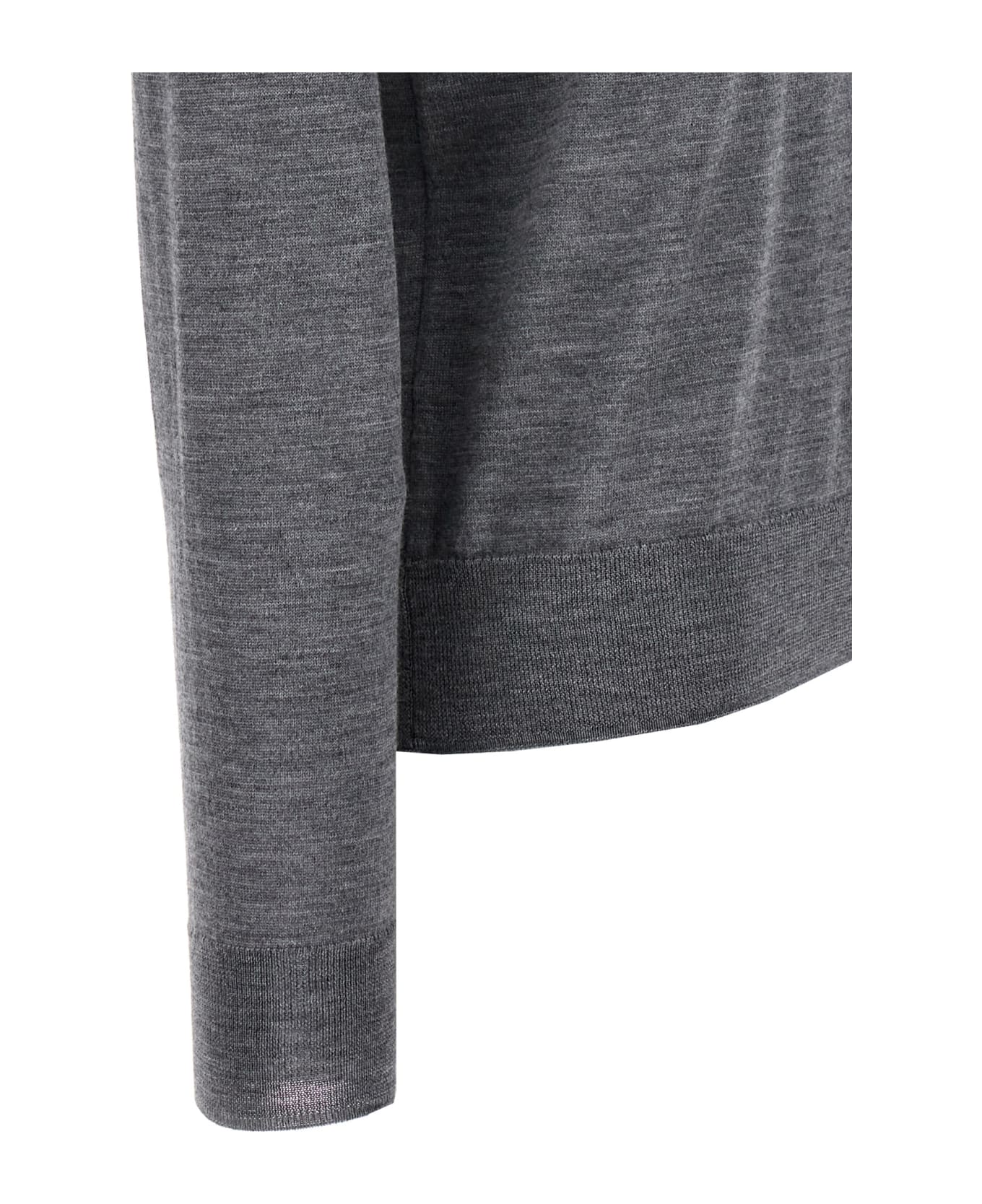 Parosh V-neck Sweater - Gray