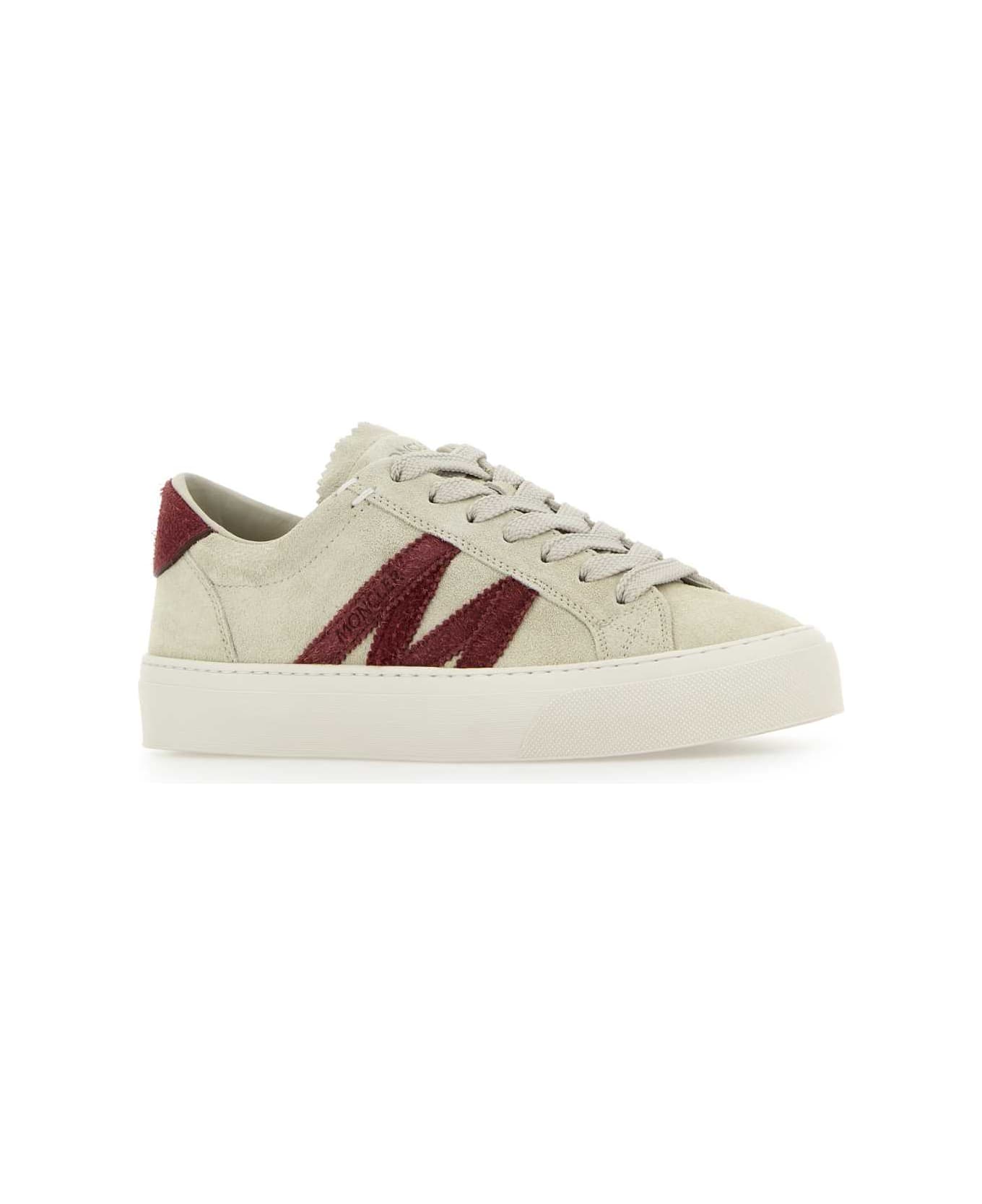 Moncler Sand Suede Monaco2 Sneakers - 20C