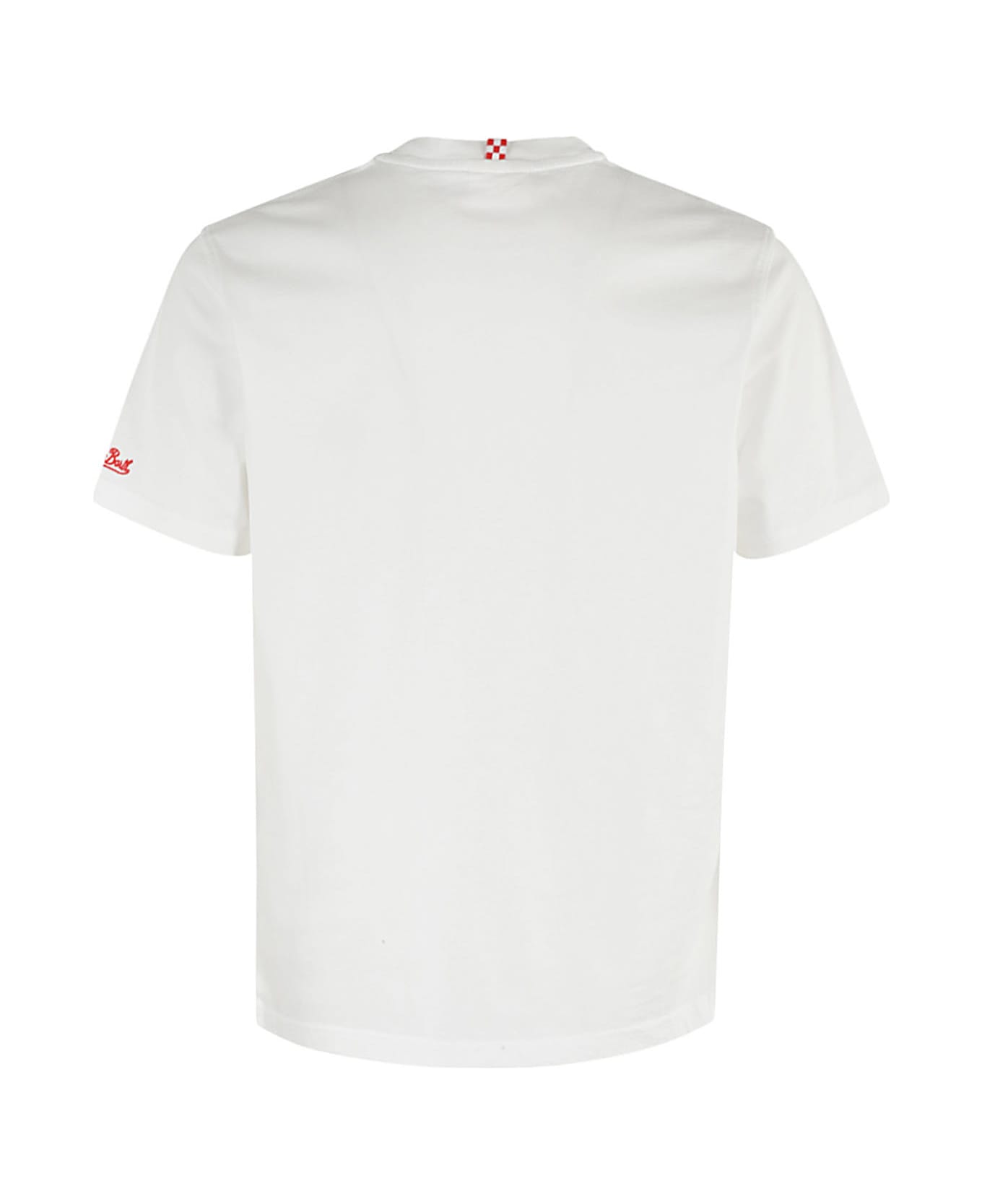 MC2 Saint Barth Cotton T Shirt With Front Pocket - N Emb