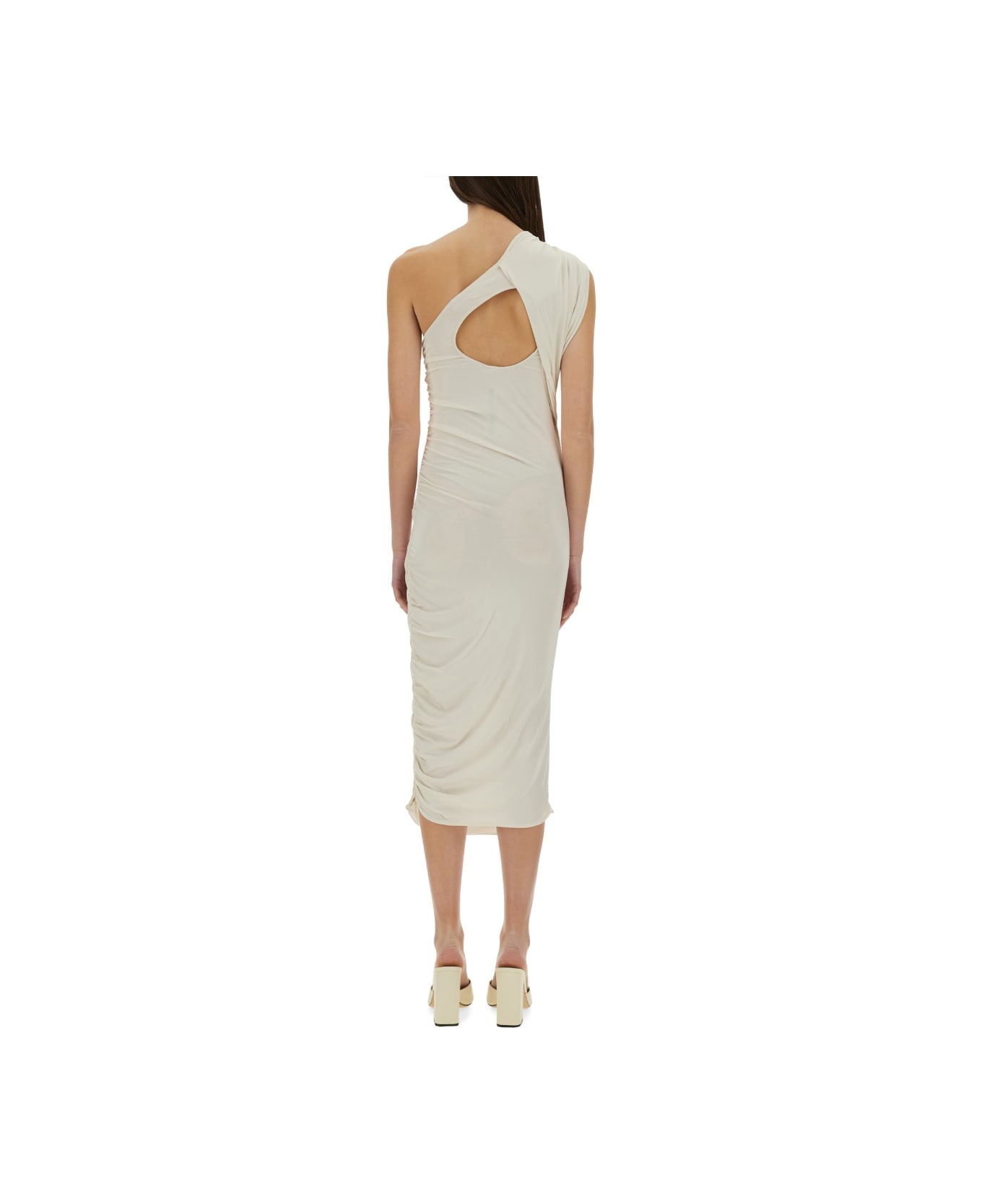 Rick Owens Lilies Long Dress "amira" - WHITE