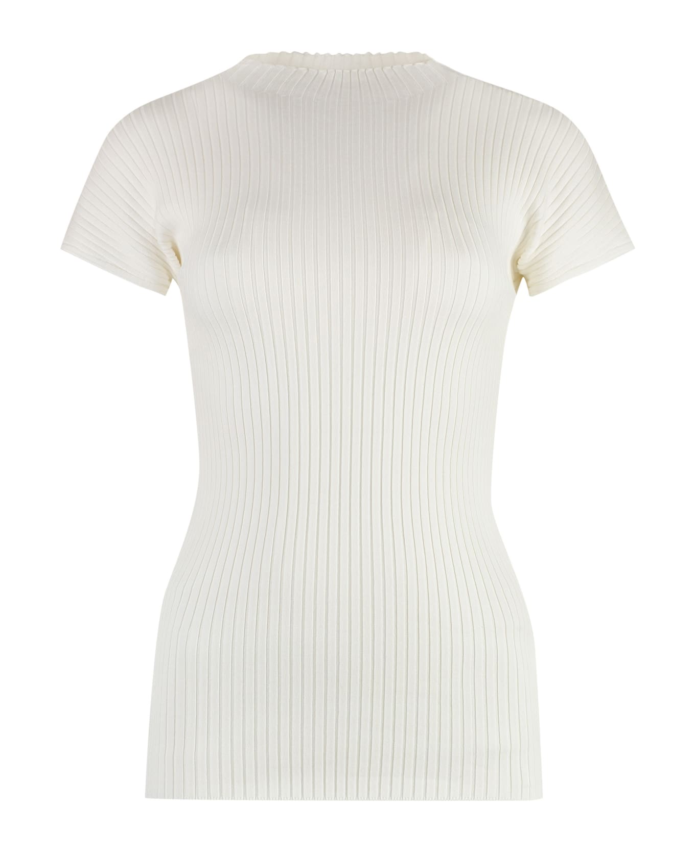 Fabiana Filippi Cotton Knit T-shirt - White