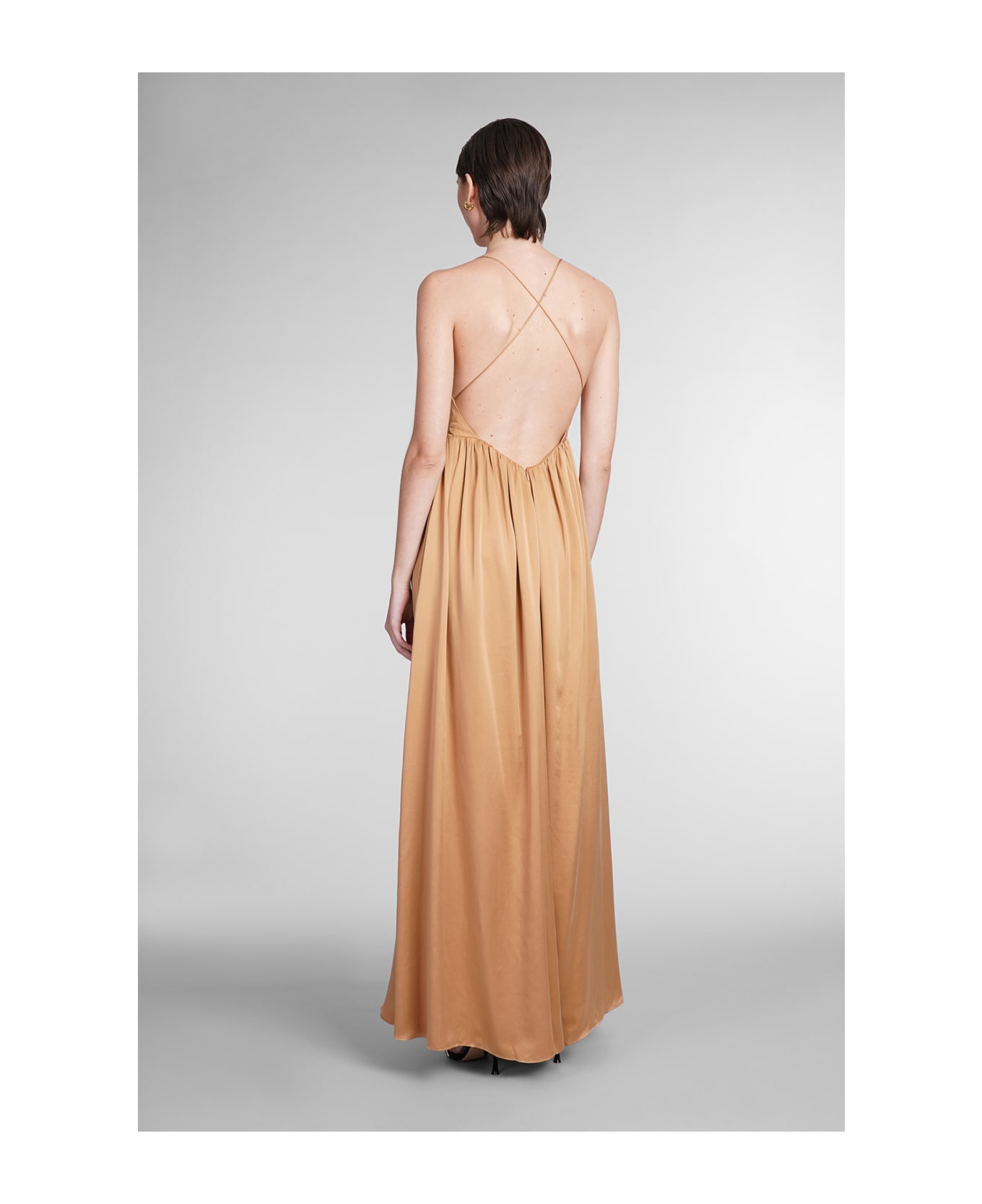 Zimmermann Dress In Brown Silk - brown