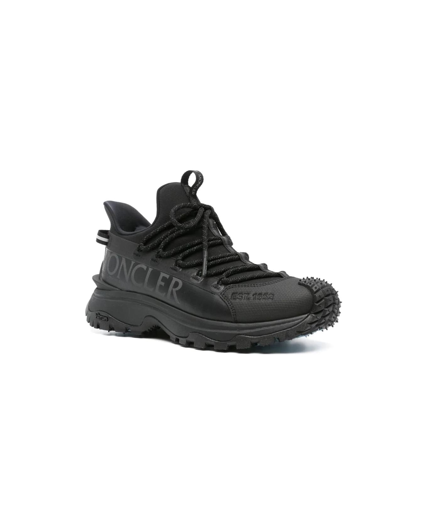 Moncler Black Trailgrip Lite 2 Sneakers - Black