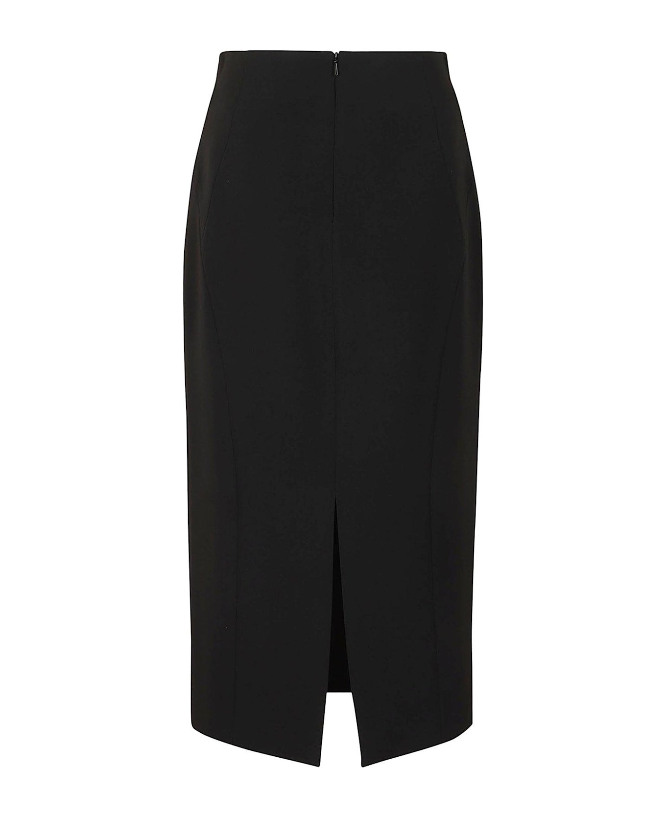 Max Mara Studio Claudia Midi Skirt - Nero