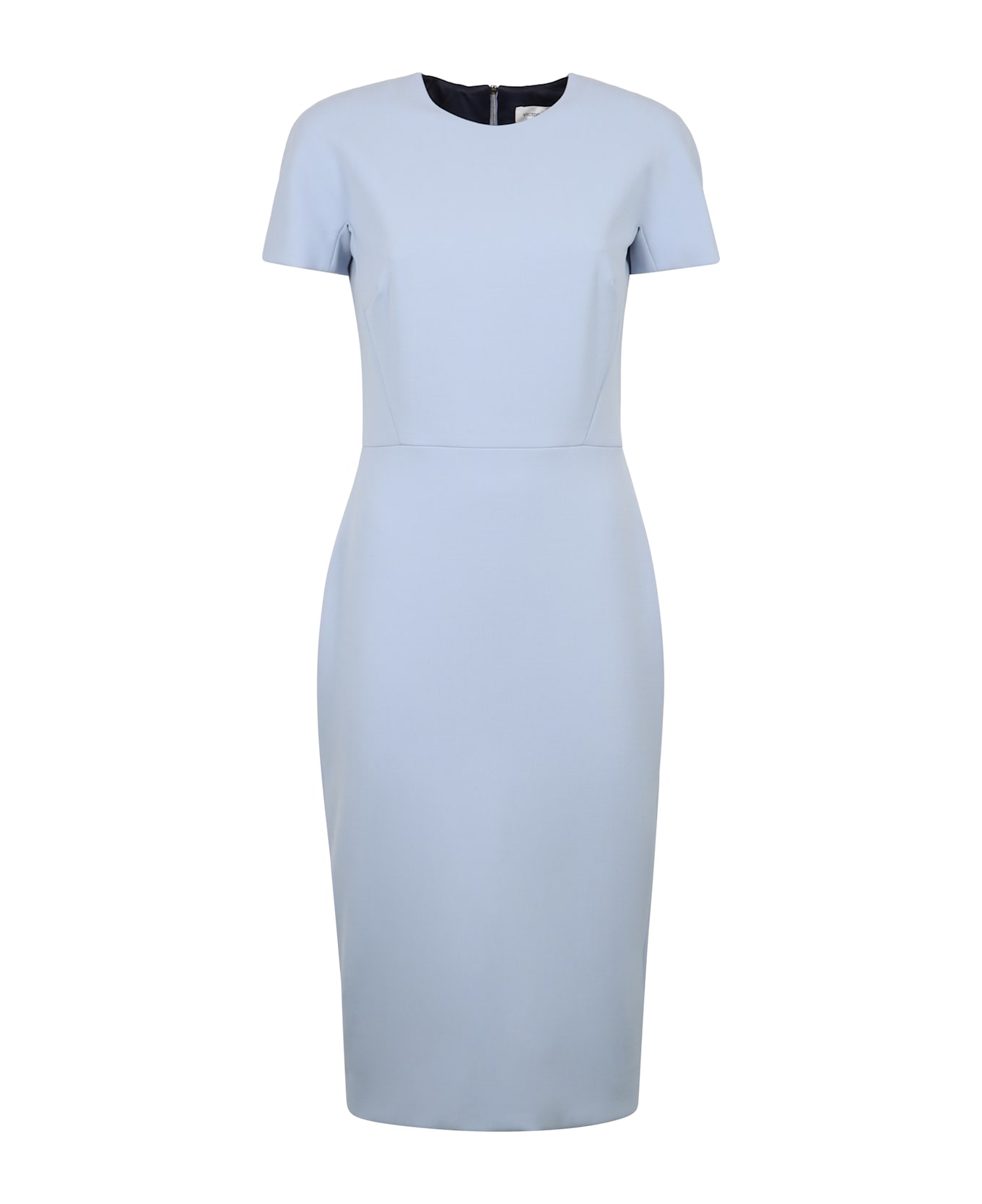 Victoria Beckham Crepe Dress - Light Blue
