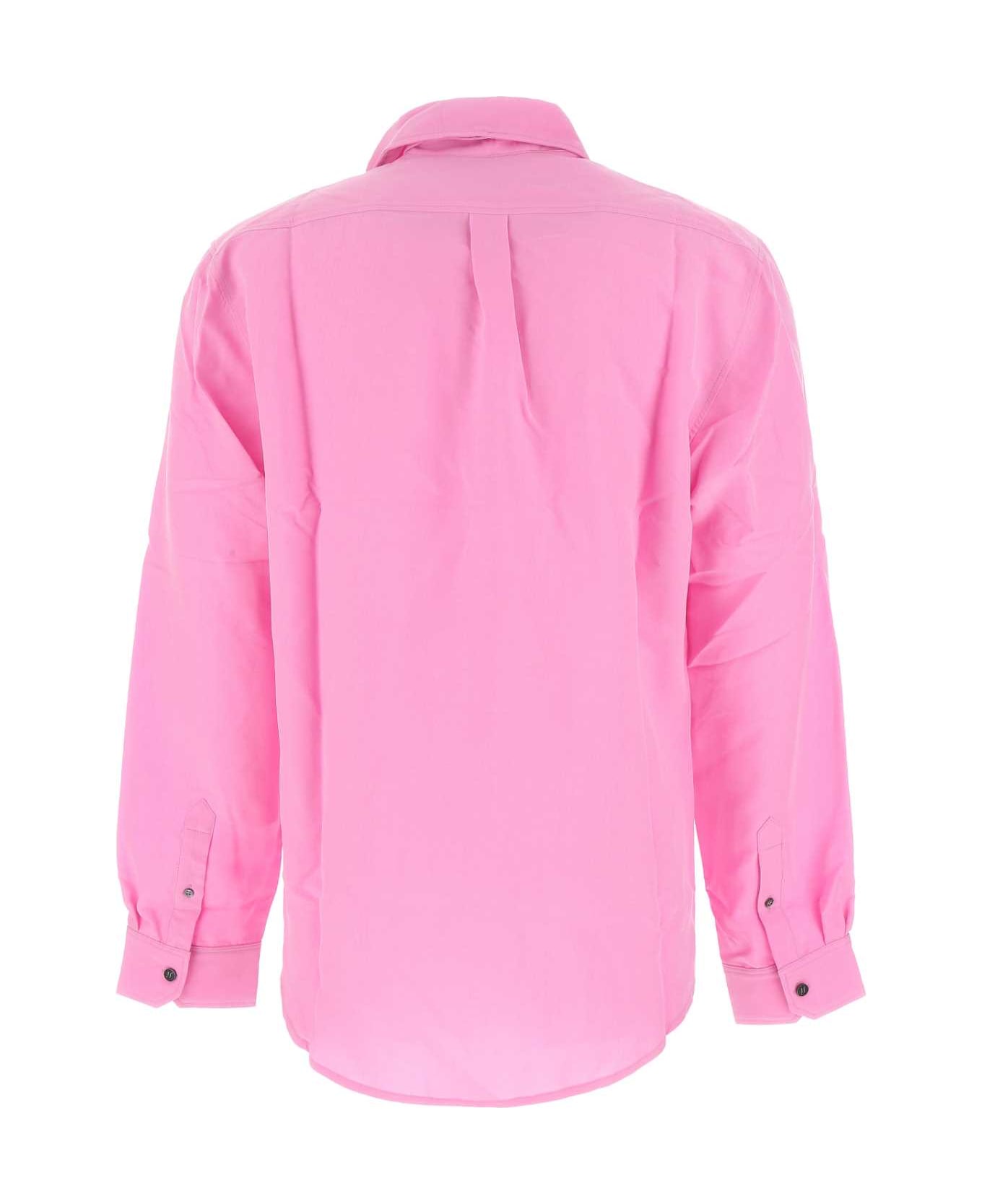 Y/Project Pink Cupro Shirt - PINK