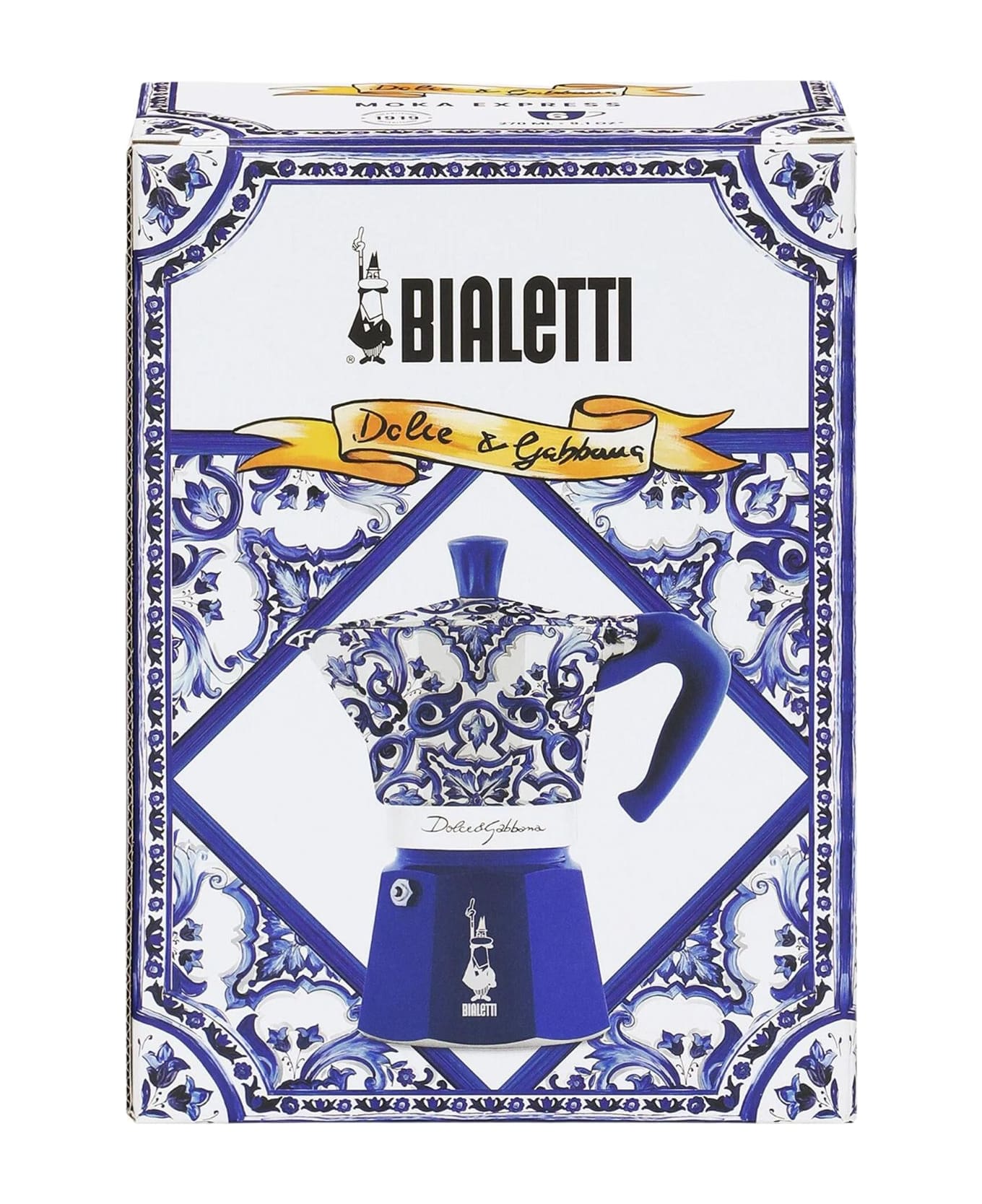 Dolce & Gabbana Moka Express Bialetti Dolce&gabbana Blu Mediterraneo - Blu テーブルウェア