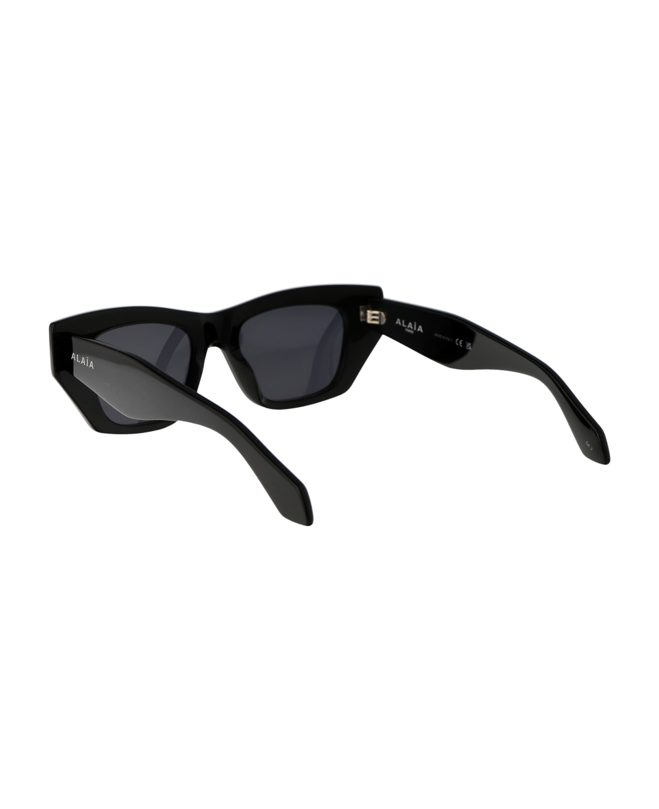 Alaia Aa0074s Sunglasses - 001 BLACK BLACK GREY