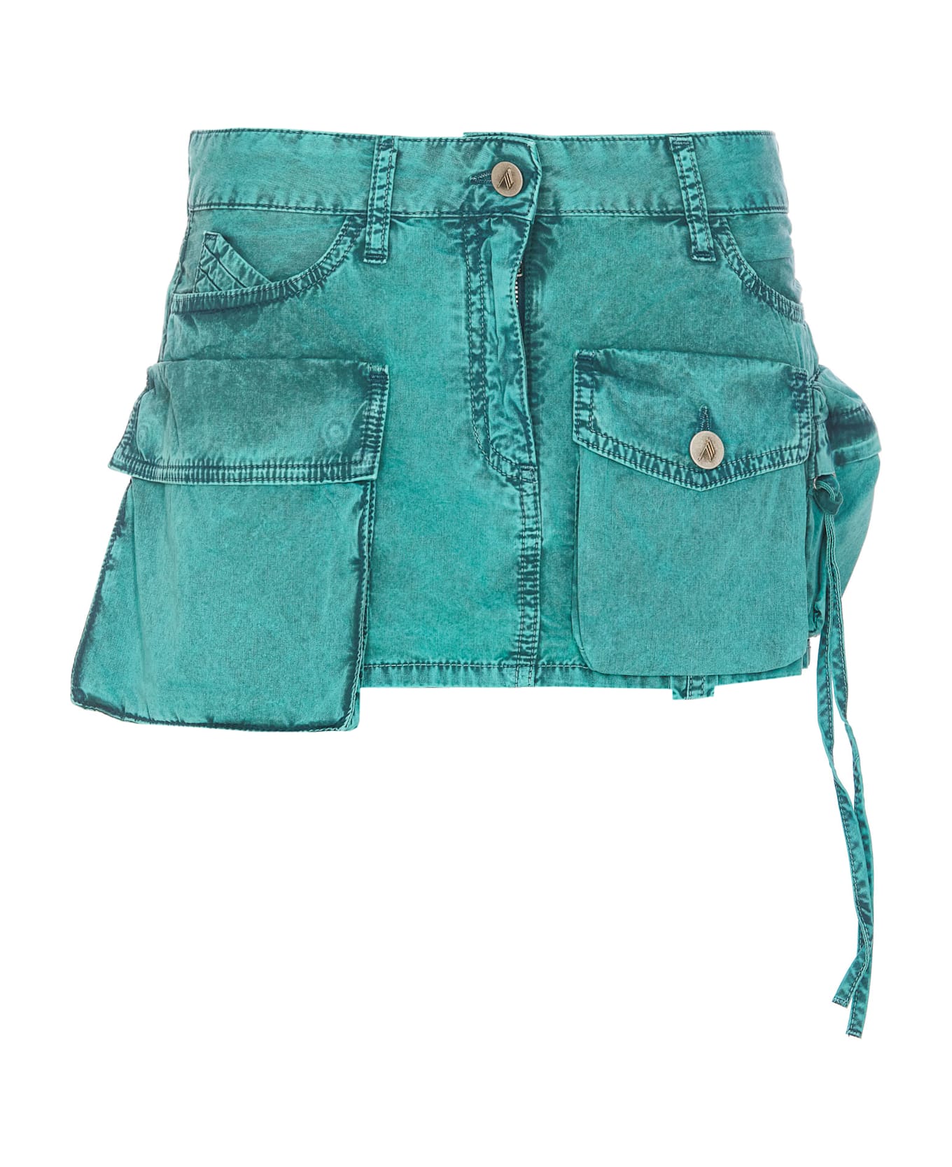 The Attico Mini Skirt - Green