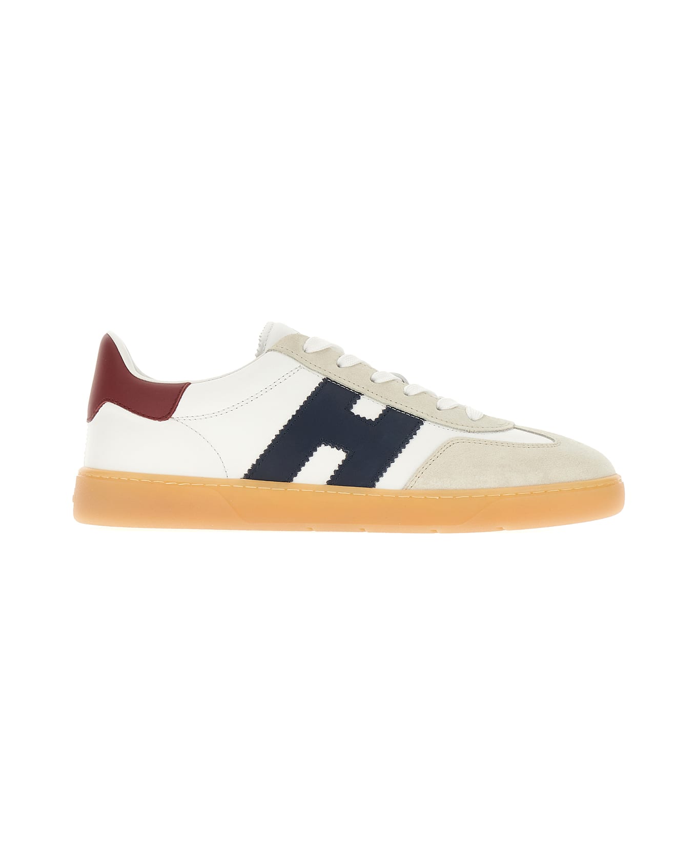 Hogan Multicolor Leather Cool Sneakers - WHITE BLUE