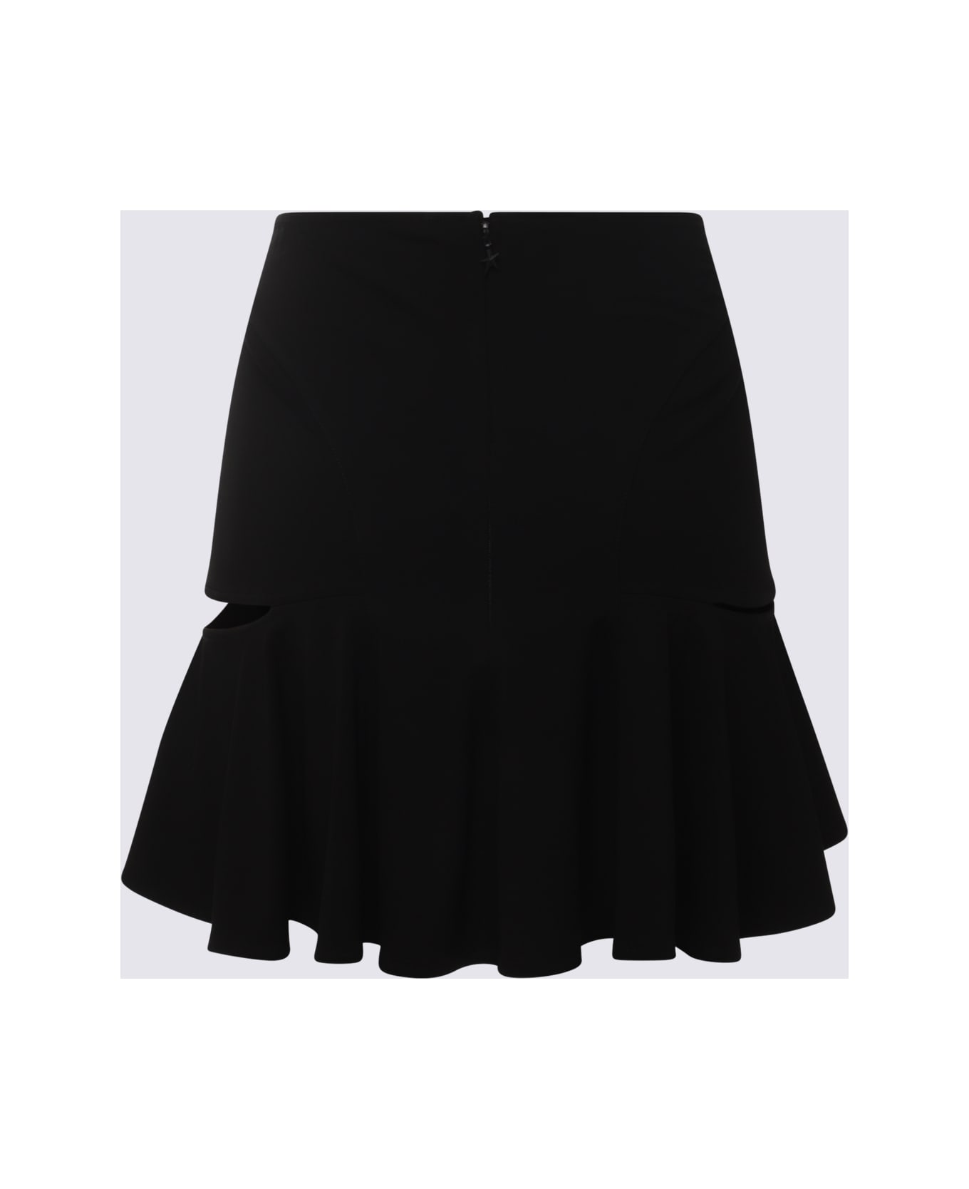 Mugler Black Mini Skirt - Black