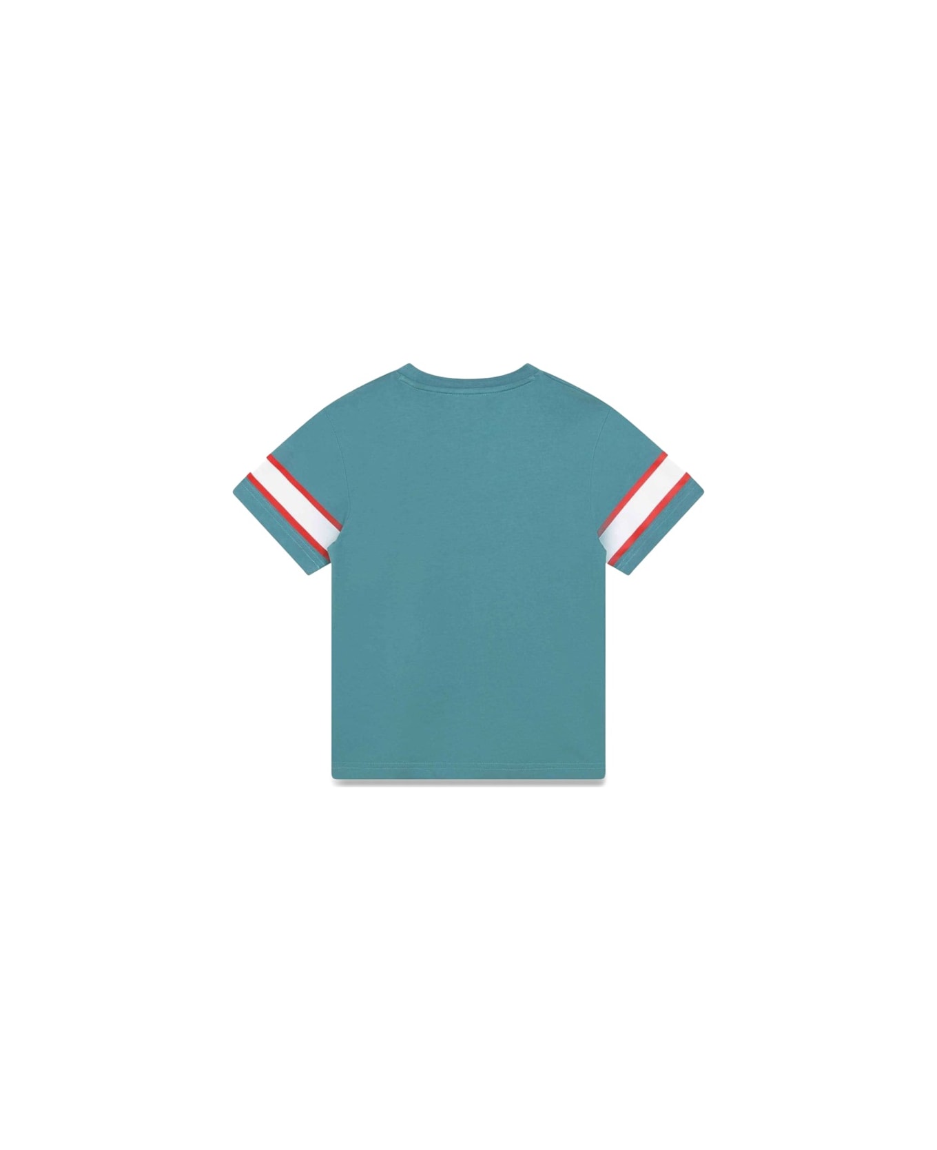 DKNY Mc Logo Stripe T-shirt - AZURE