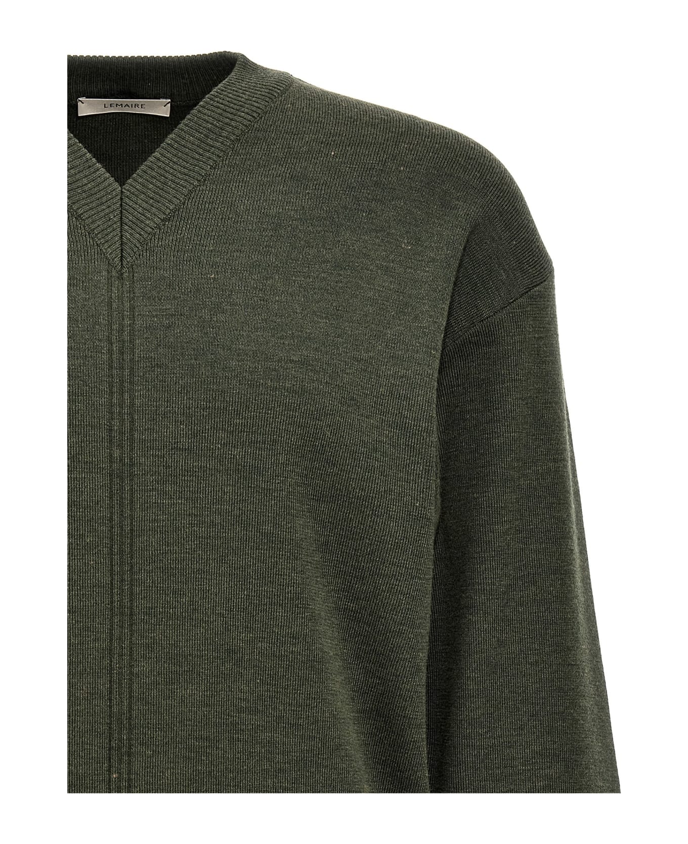 Lemaire V-neck Sweater - Ivy Green name:475