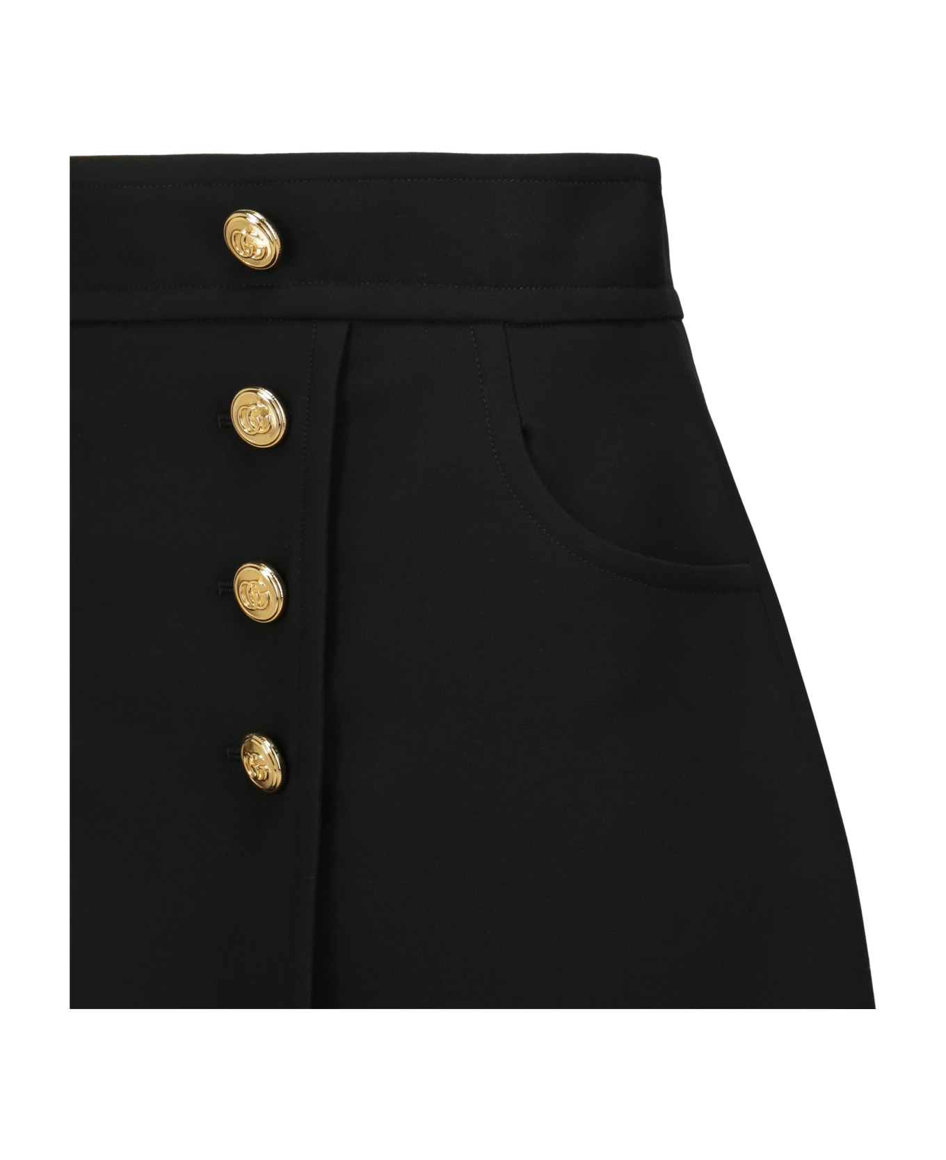 Gucci Mini Skirt - Black スカート