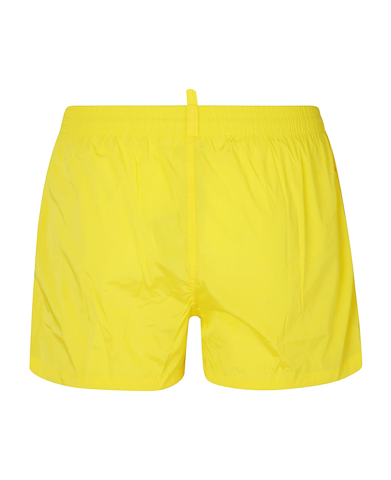 Dsquared2 Leaf Logo Print Swim Shorts - Yellow ショートパンツ