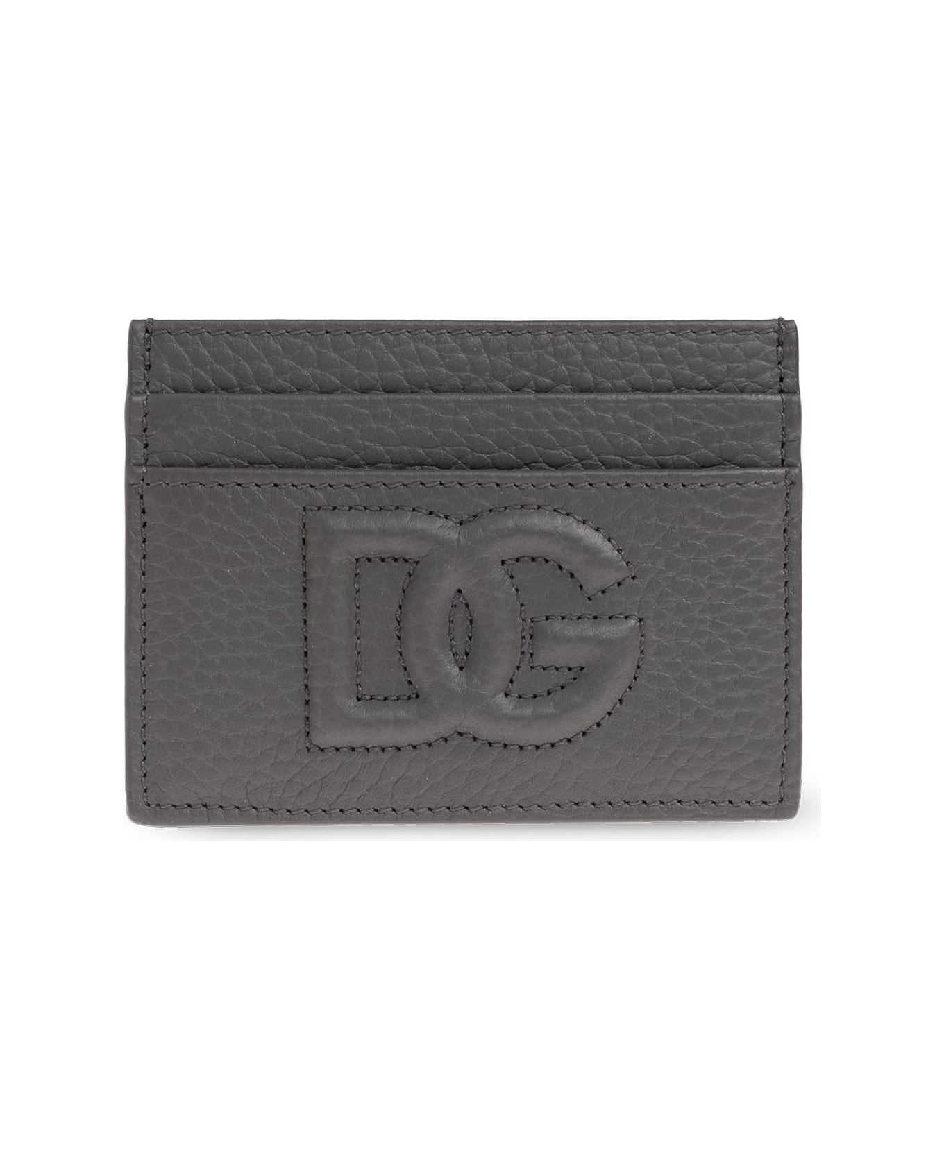 Dolce & Gabbana Card Case With Logo - Grigio 財布