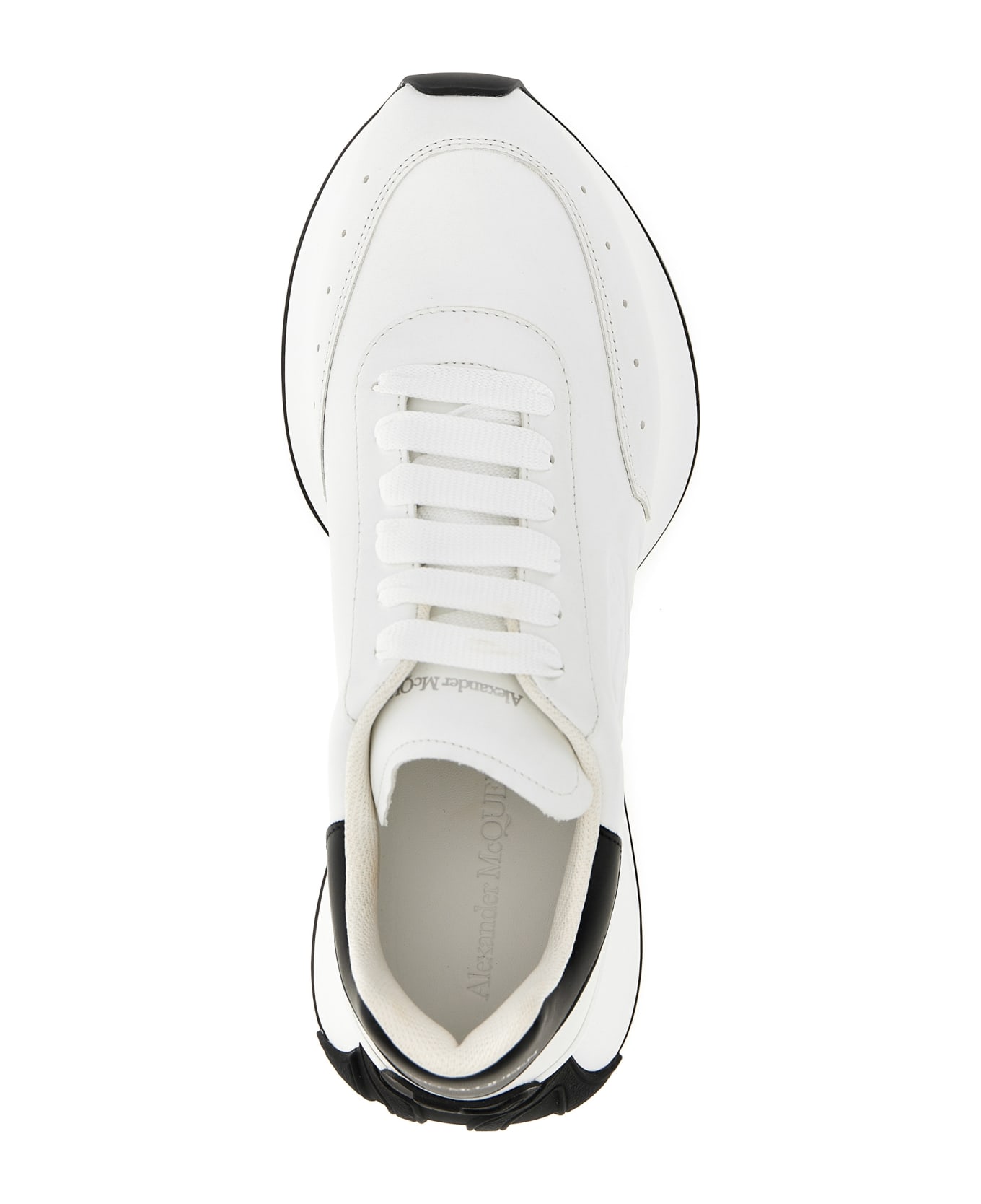 Alexander McQueen 'sprint Runner' Sneakers - White/Black