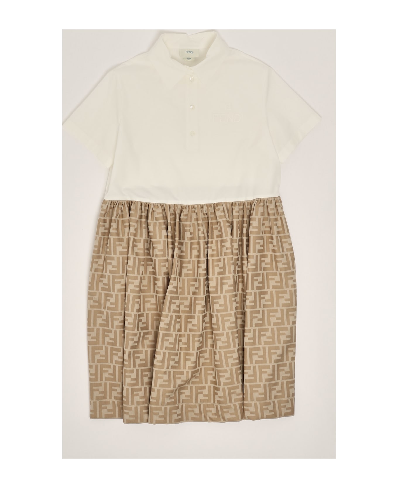Fendi Dress Dress - BIANCO-BEIGE