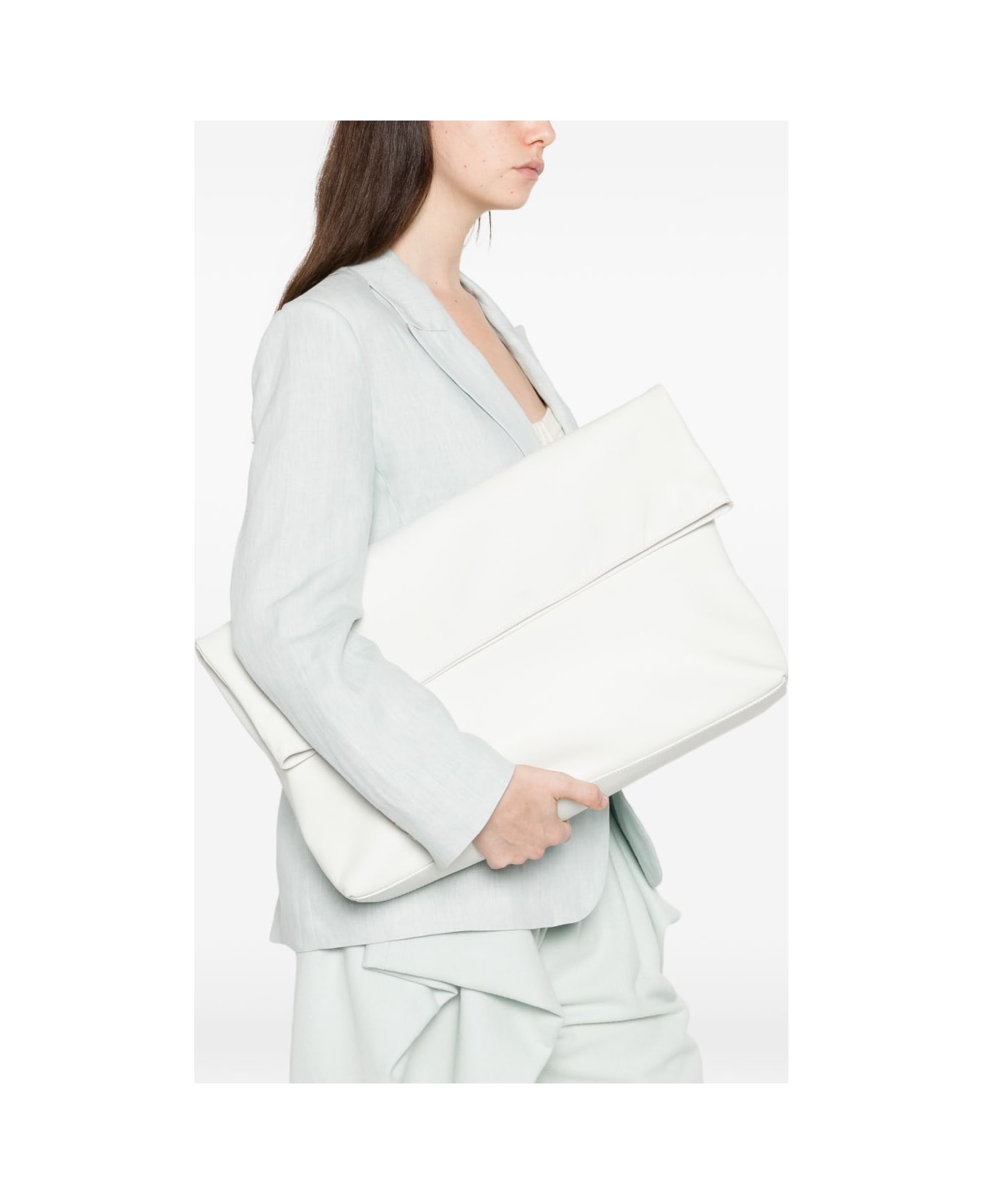 Herskind Sofia Leather Tote Bag - White