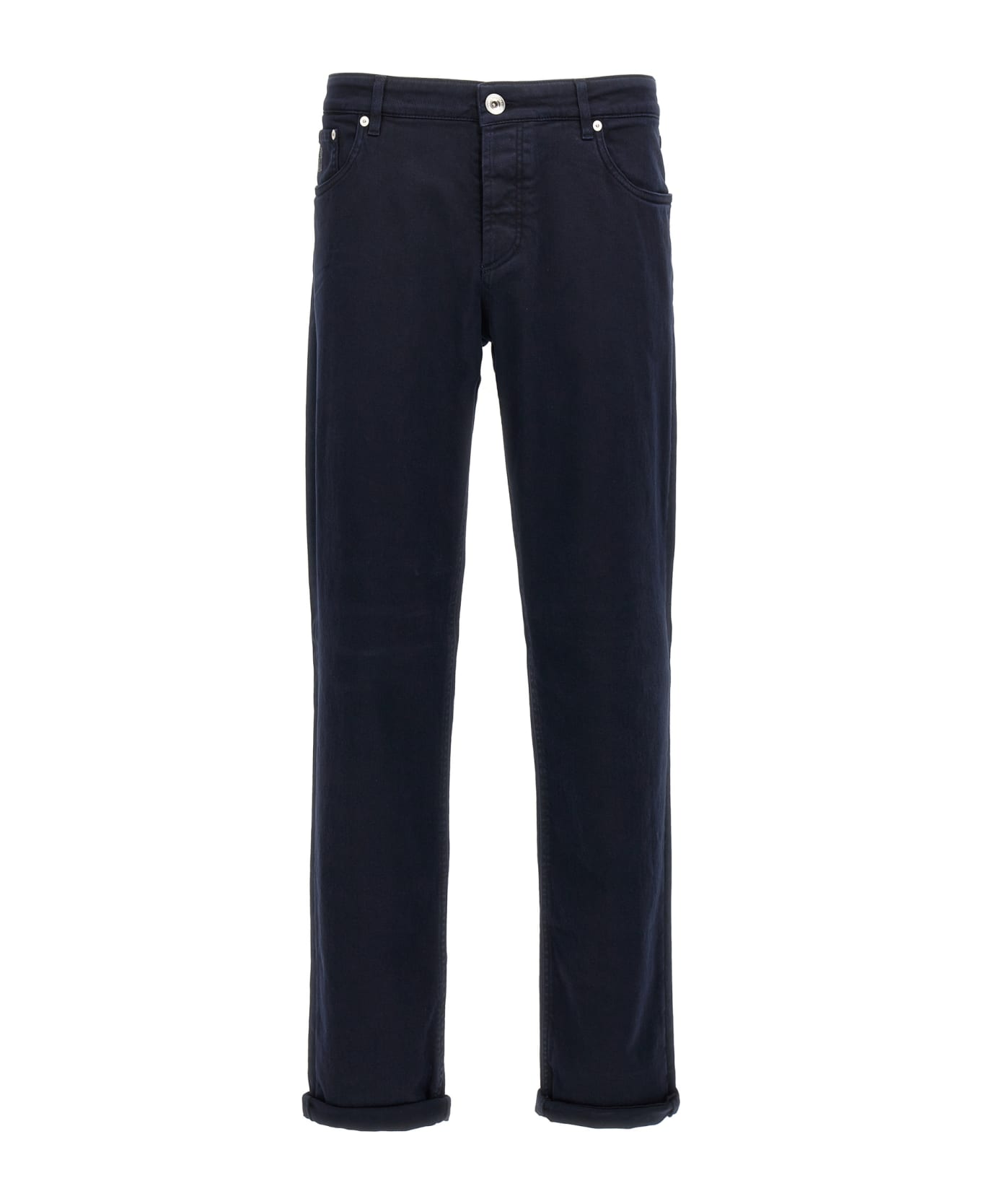 Brunello Cucinelli Traditional Fit Denim - Blue