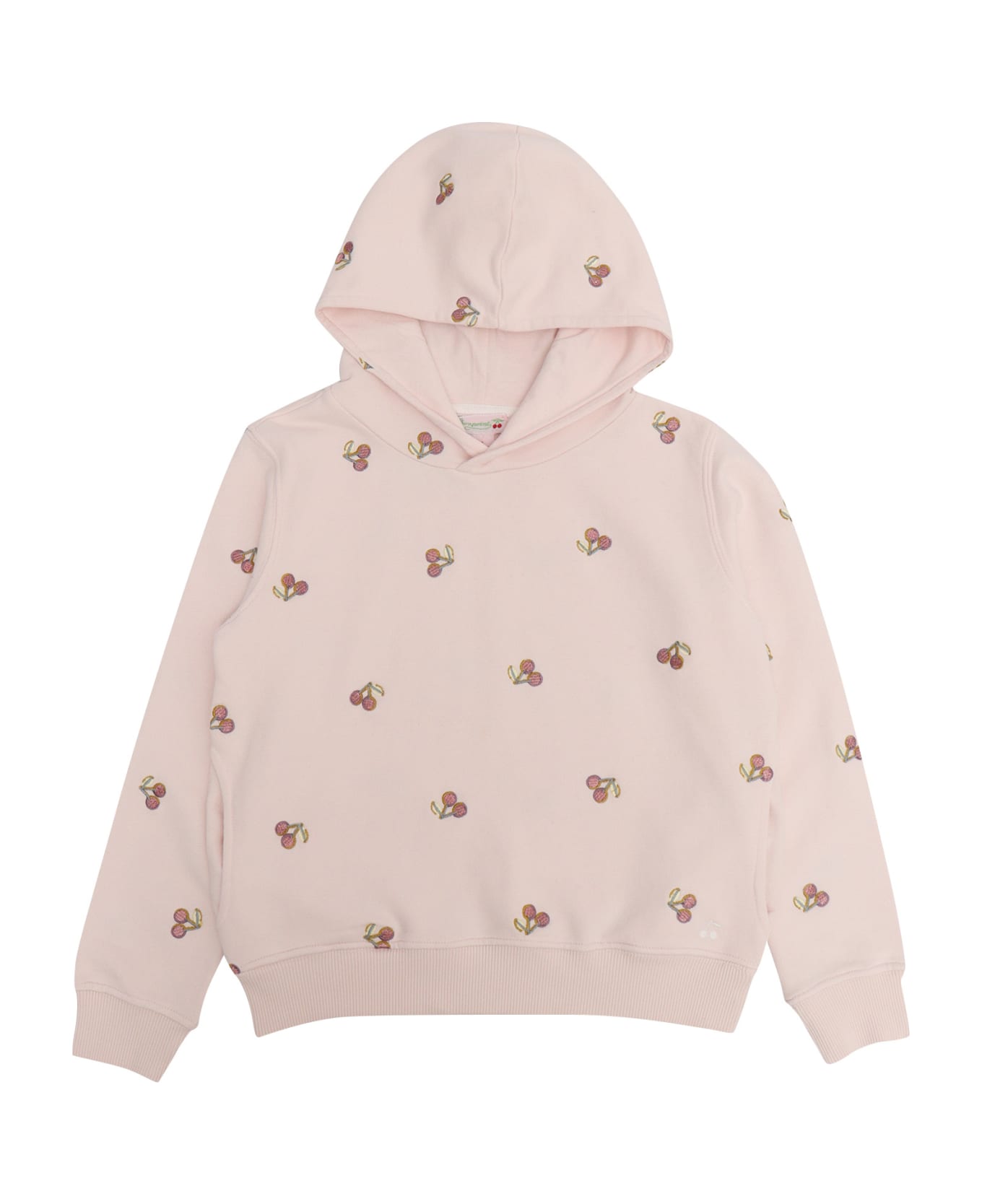 Bonpoint Cherry Pattern Girl's Sweatshirt - PINK