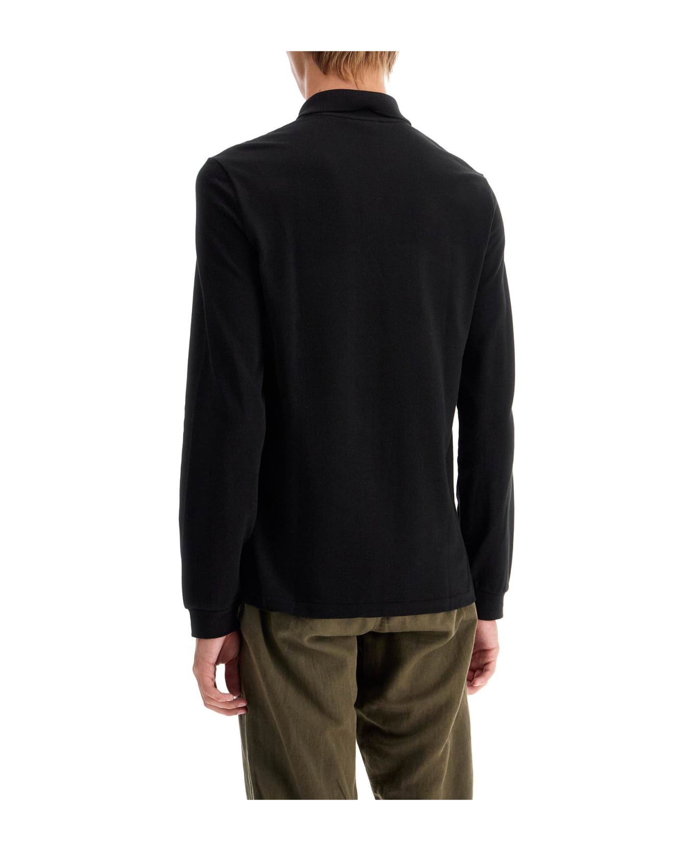 Lacoste 'classic Fit Long Sleeve Polo Shirt - BLACK (Black)