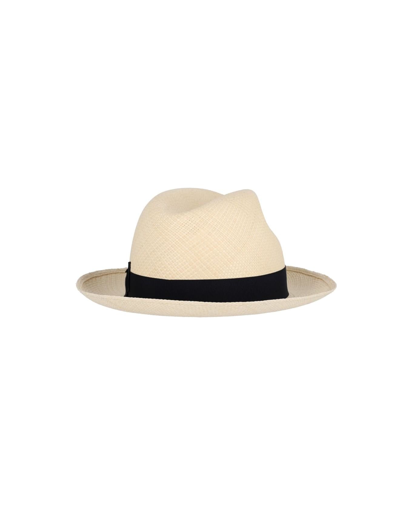 Borsalino 'panama' Straw Hat - Blue 帽子