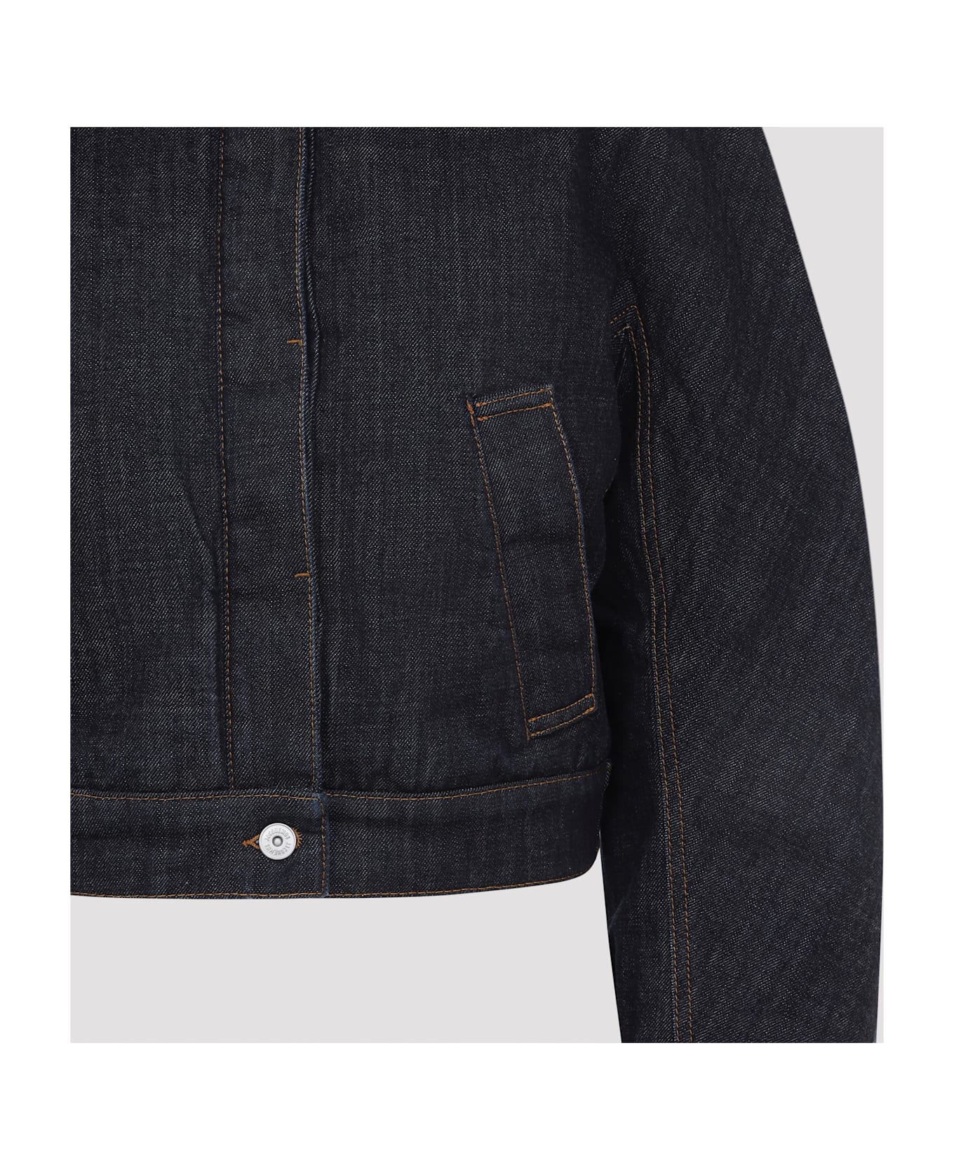 Jacquemus Ovalo De-nimes Jacket - Dark Navy
