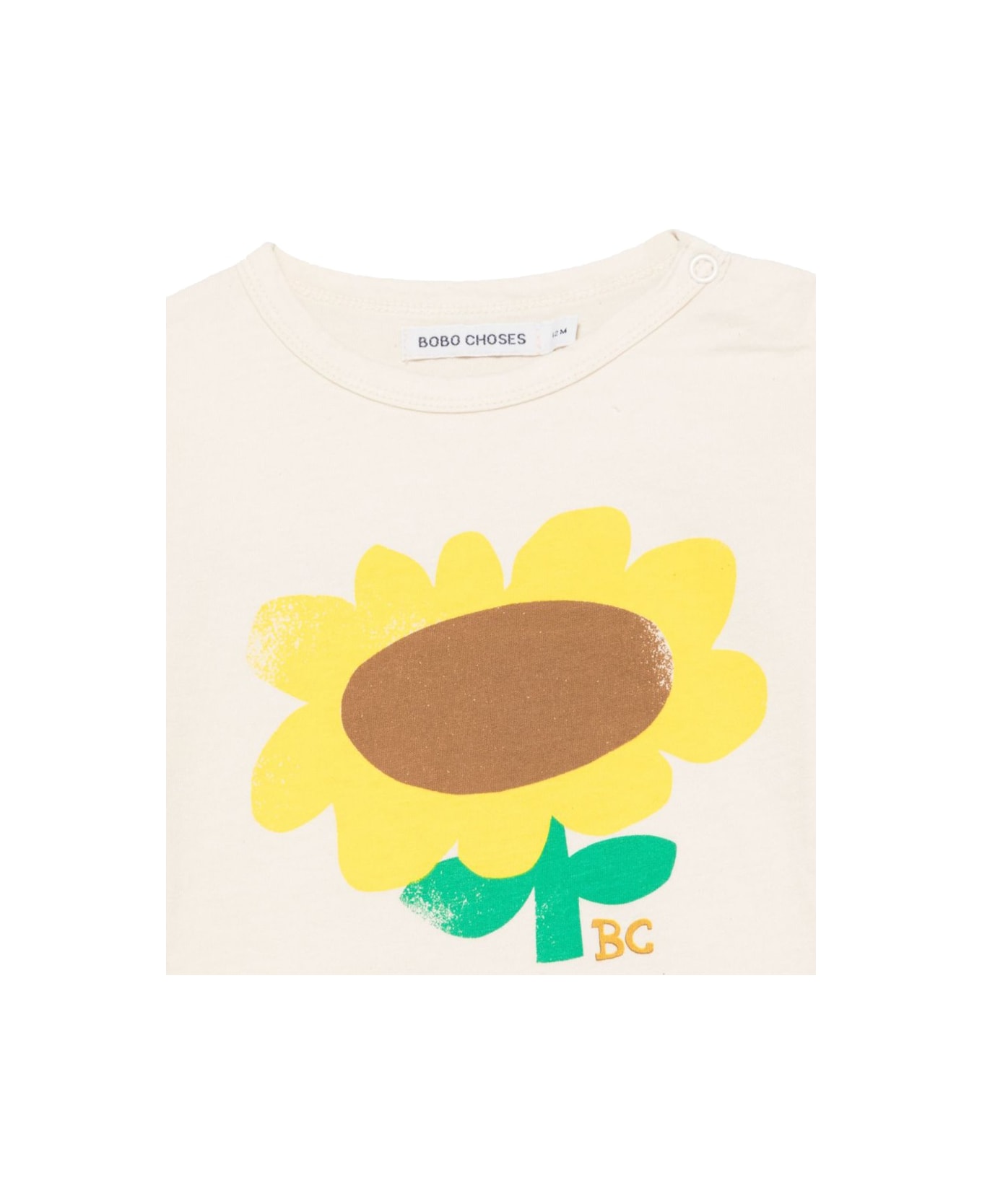 Bobo Choses "sunflower" T-shirt - WHITE