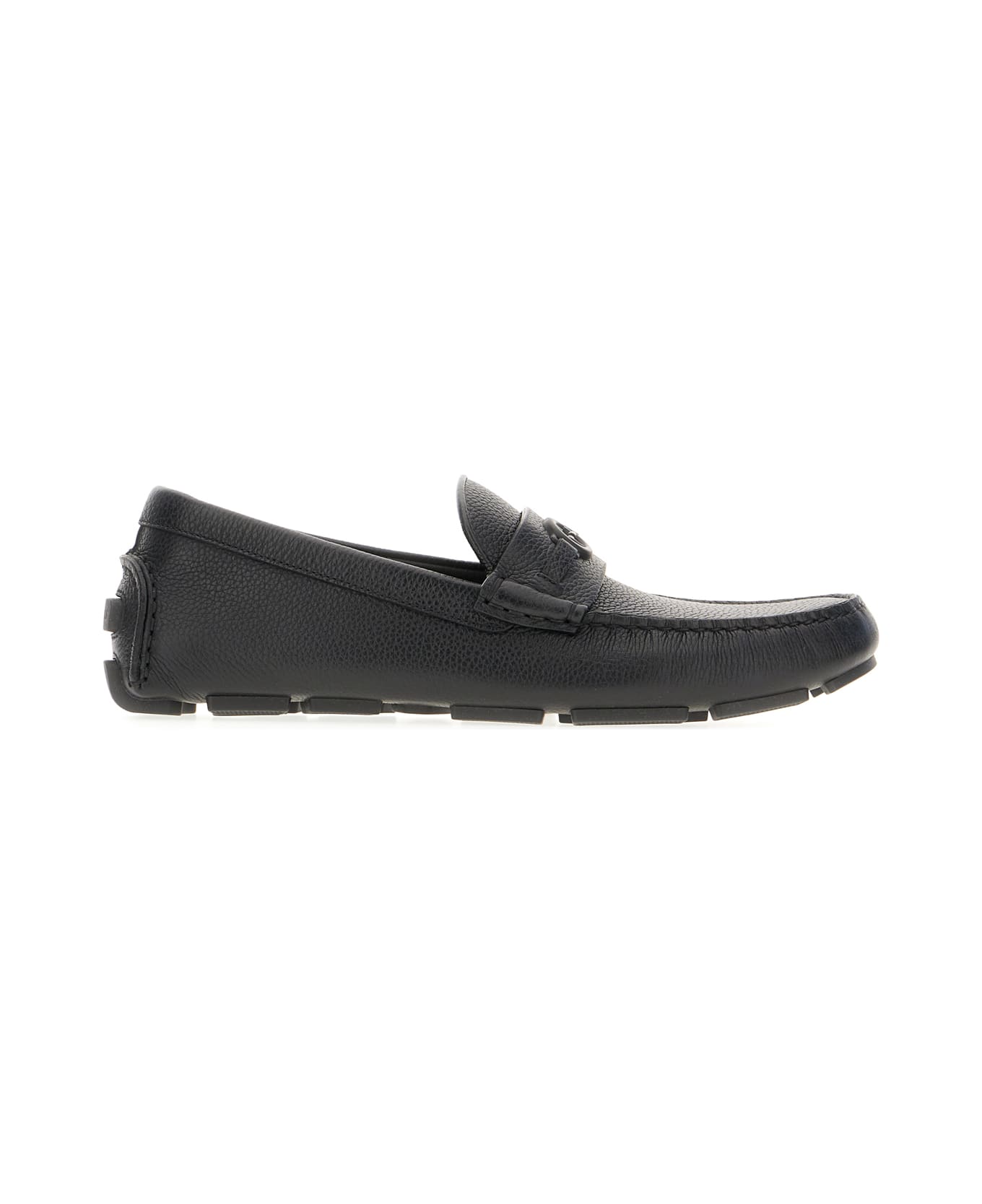 Gucci Black Leather Loafers - Nero