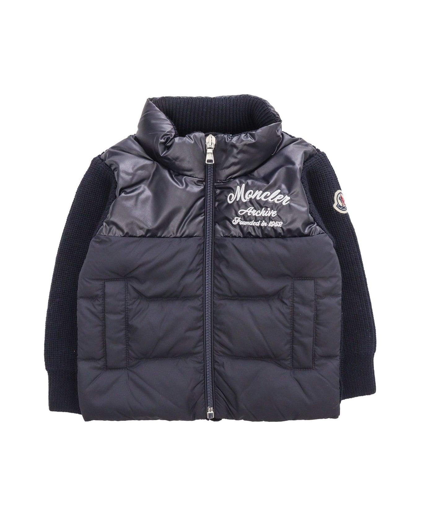 Moncler Logo Patch Zipped Padded Jacket コート＆ジャケット