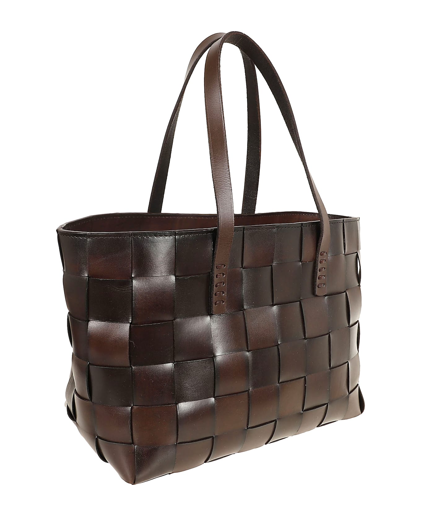 Dragon Diffusion Box Weave Basket 4cm Straps - Dark Brown