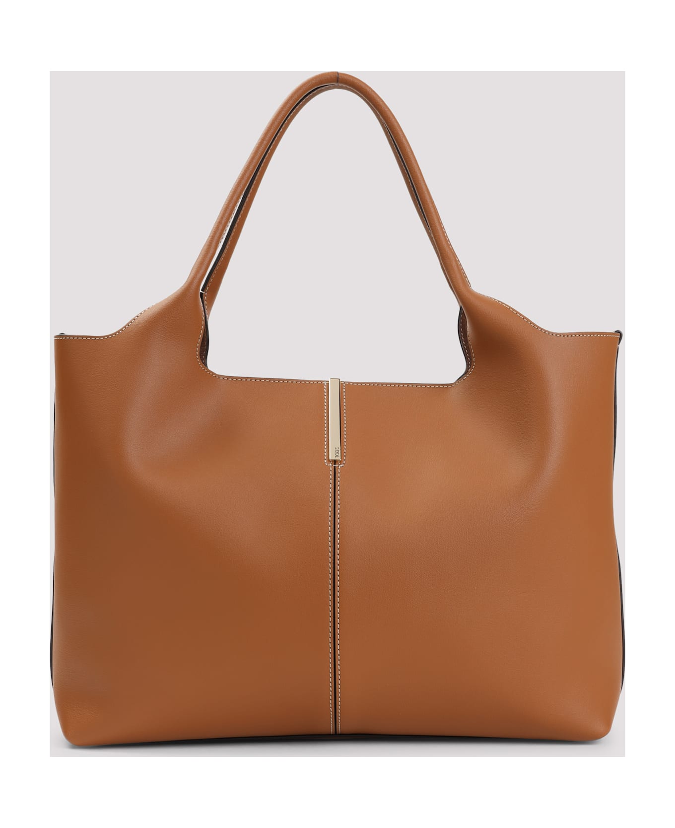 Tod's Ebr Shopping Tote Bag - Kenia Cacao