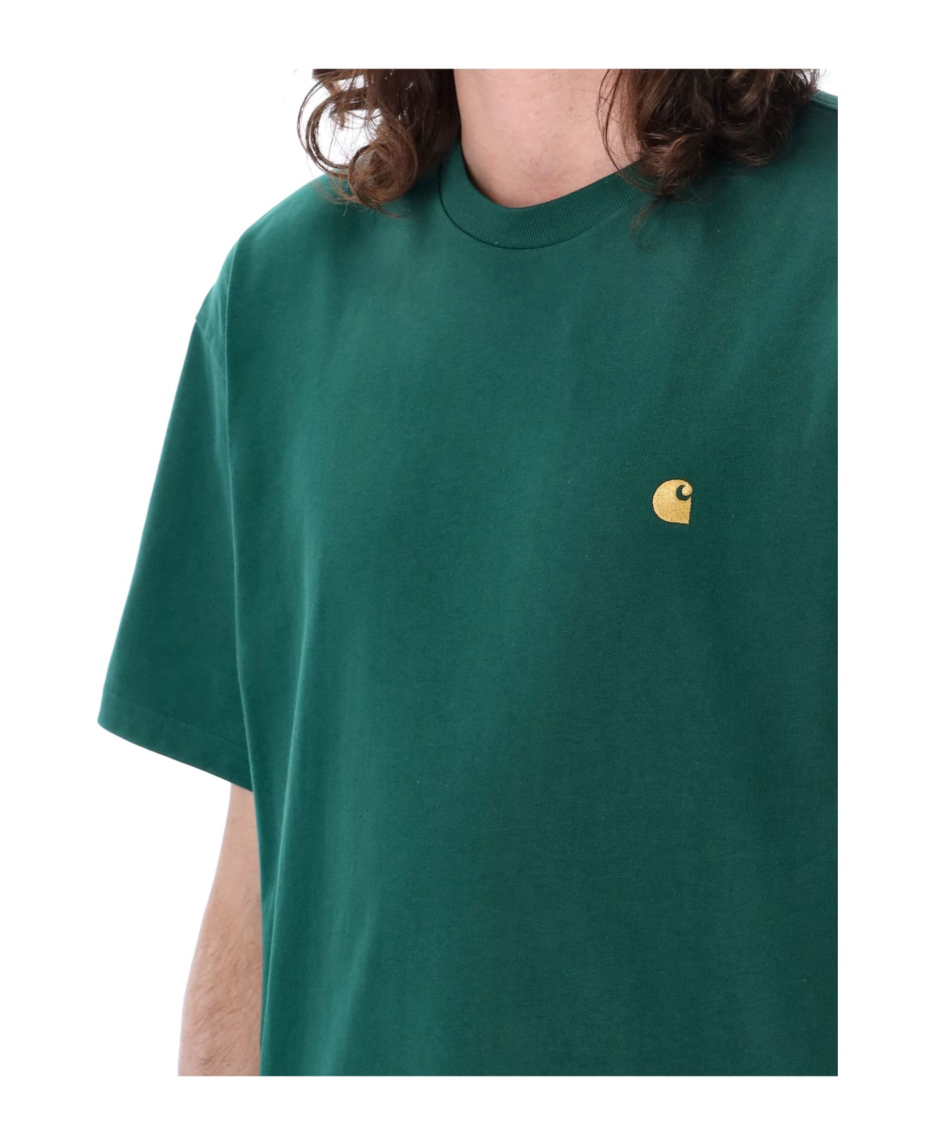 Carhartt Chase S/s T-shirt - CHERVIL/GOLD