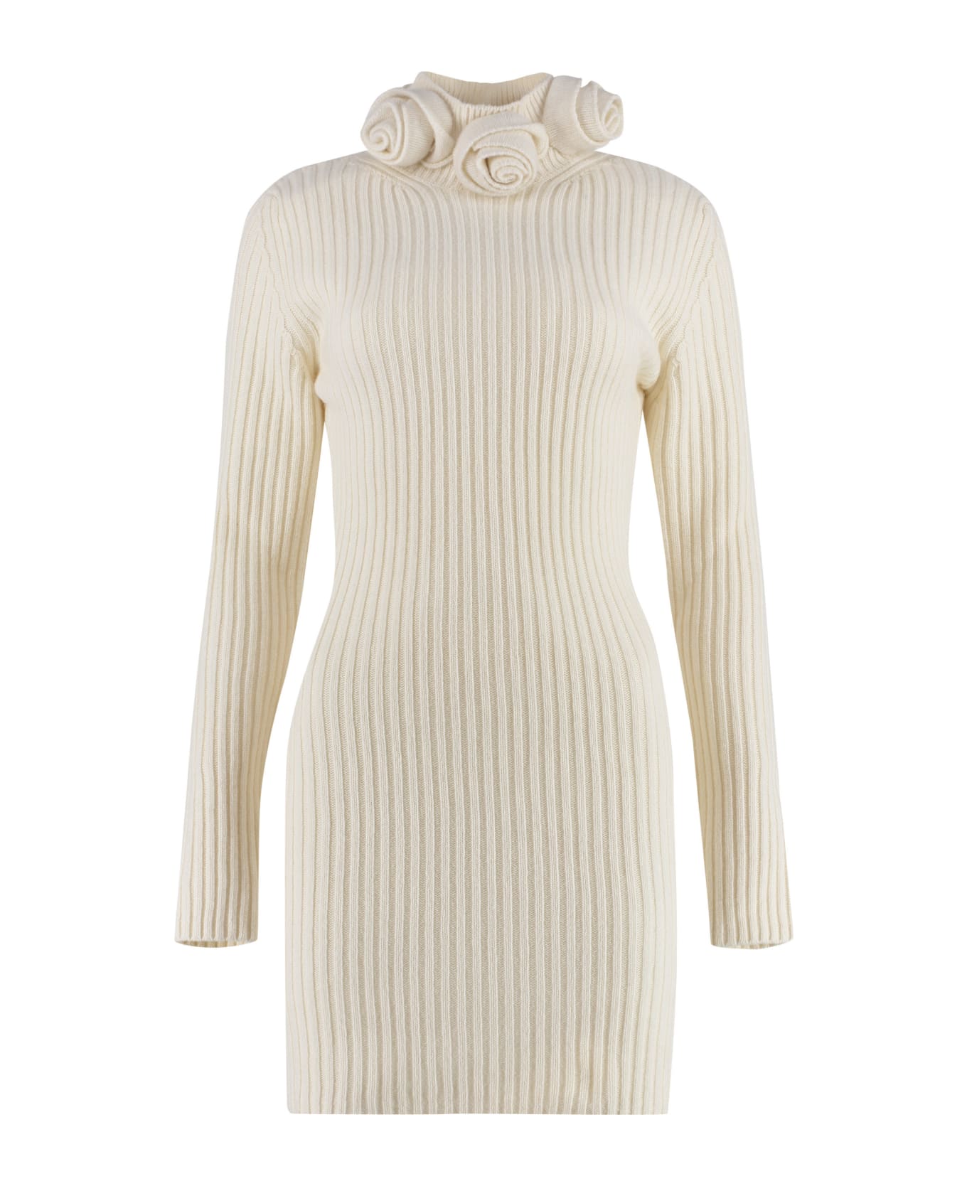 Blumarine Virgin Wool Dress - Ivory