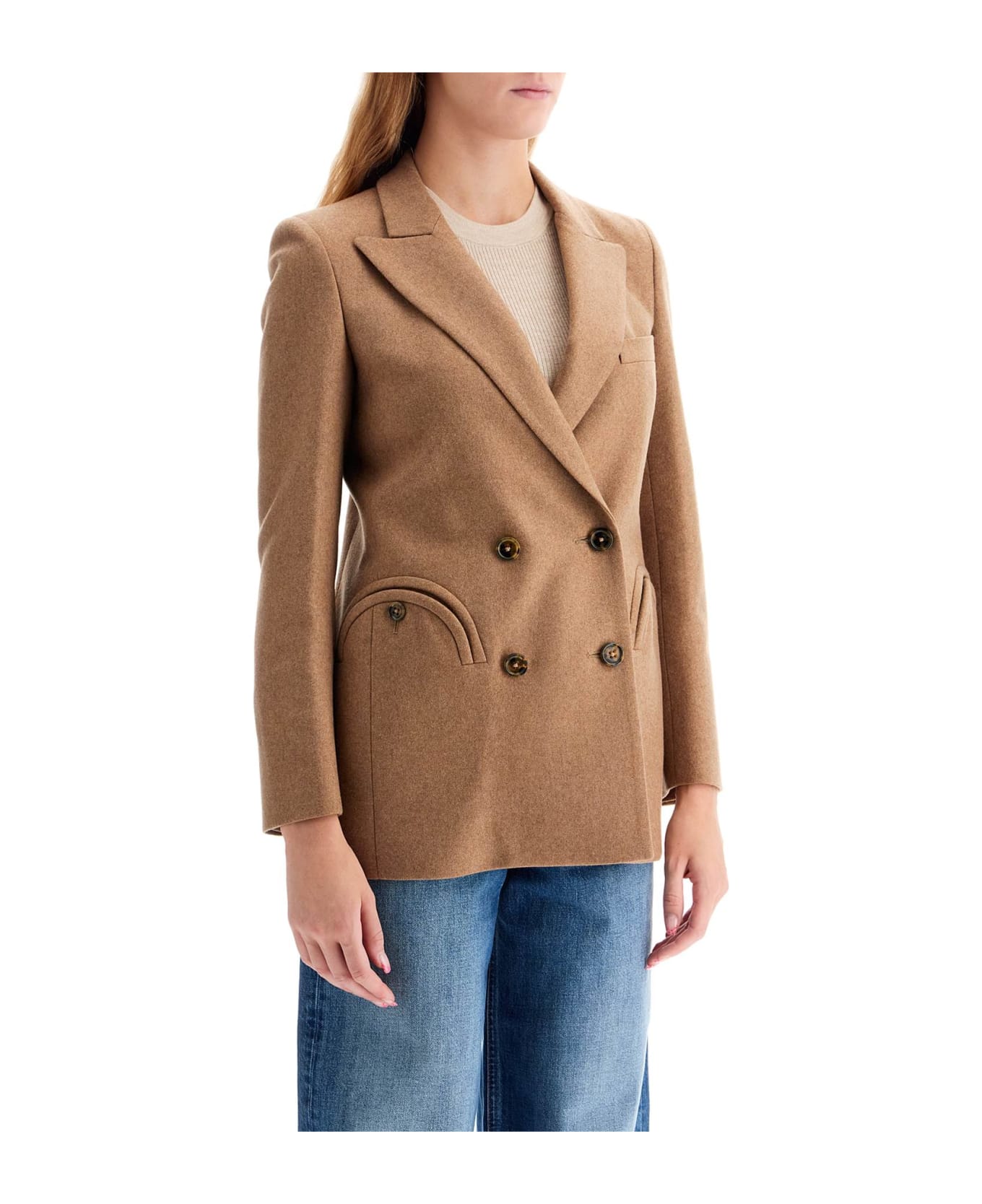 Blazé Milano Everyday Cholita Blazer - CAMEL (Beige)